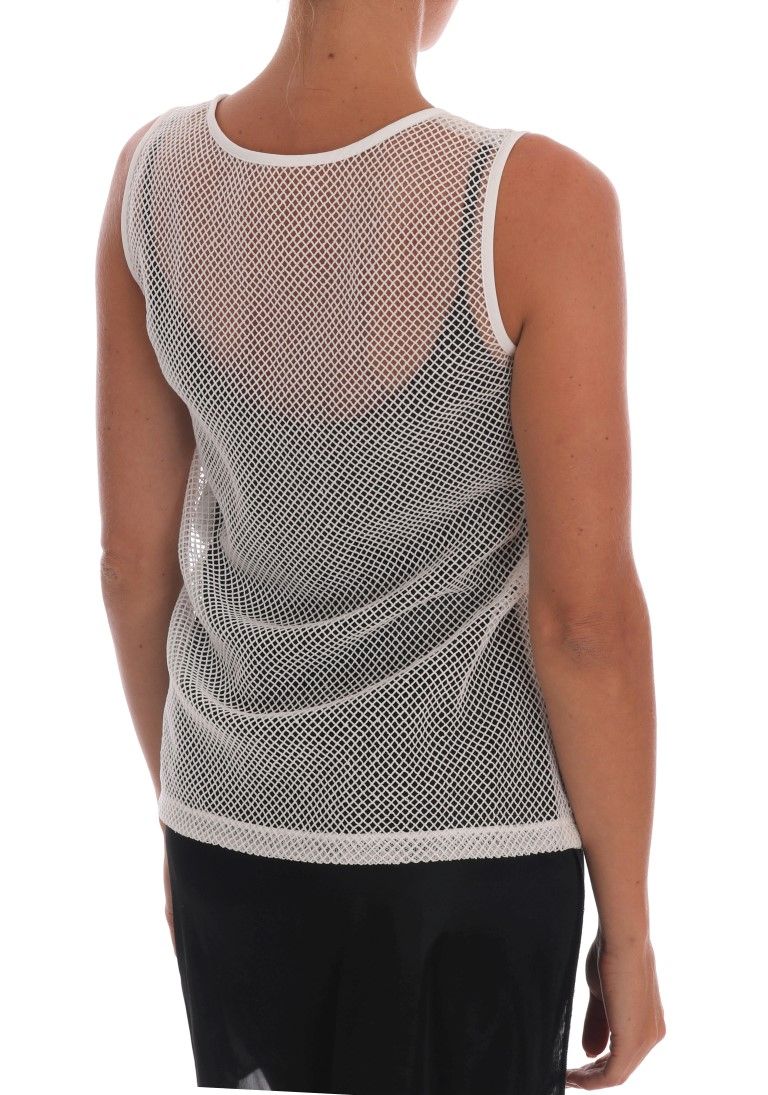 Net Tank Transparent Women's Top - Dolce & Gabbana - Modalova