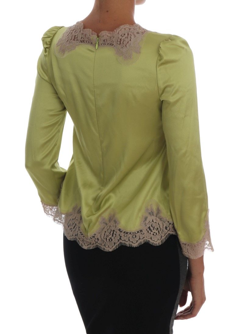 Silk Stretch Blouse Women's Top - Dolce & Gabbana - Modalova