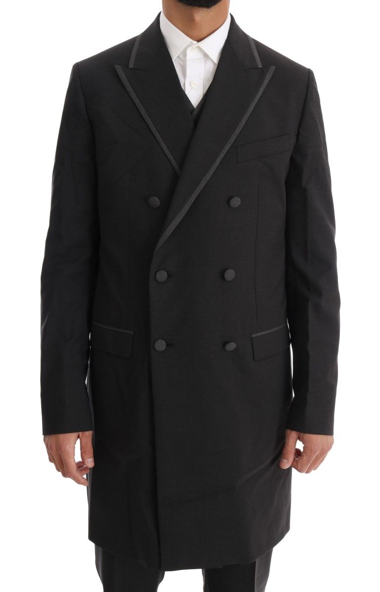 Wool Stretch 3 Piece Two Button Men's Suit - Dolce & Gabbana - Modalova