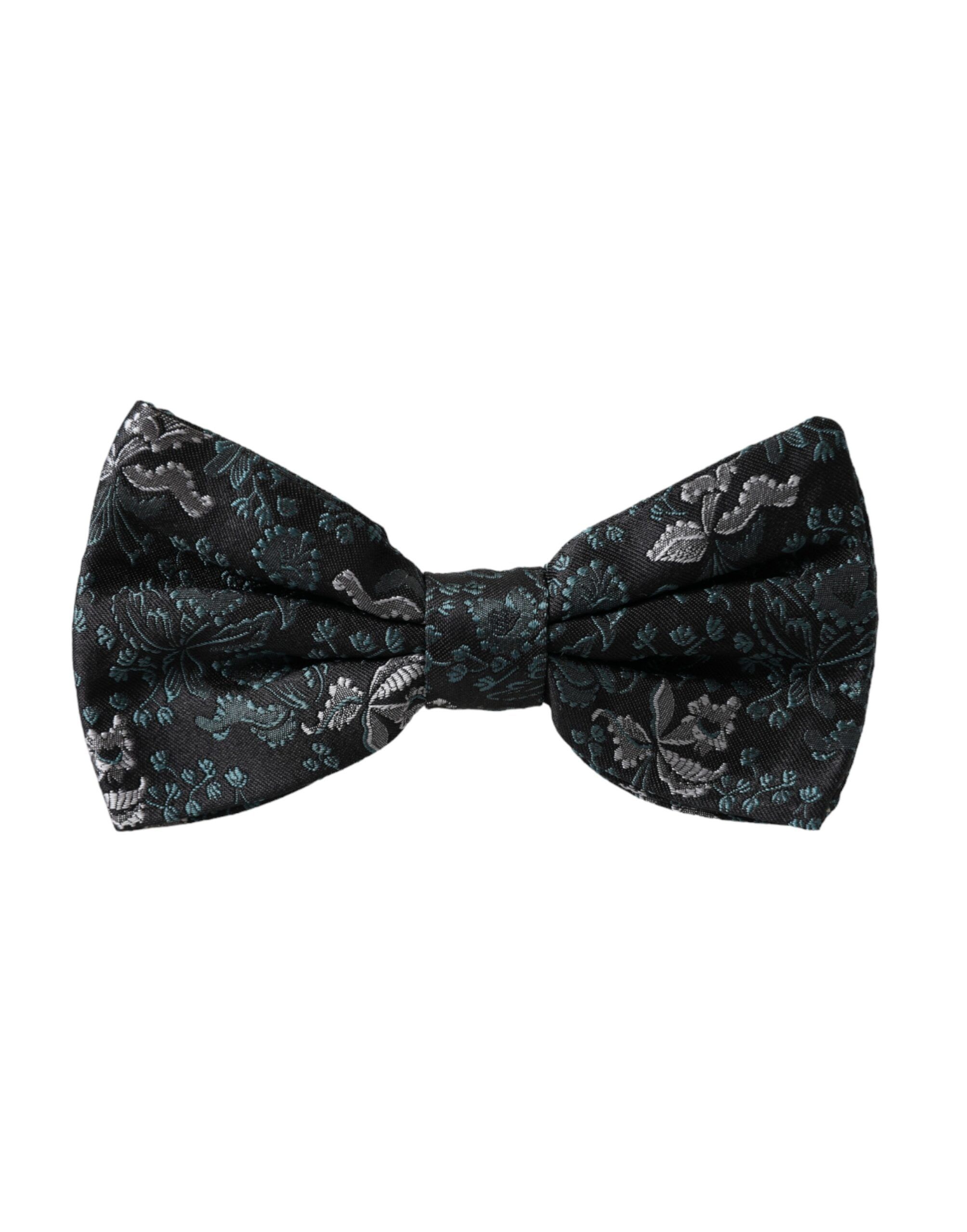 Fantasy Floral Silk Adjustable Neck Men Bow Men's Tie - Dolce & Gabbana - Modalova