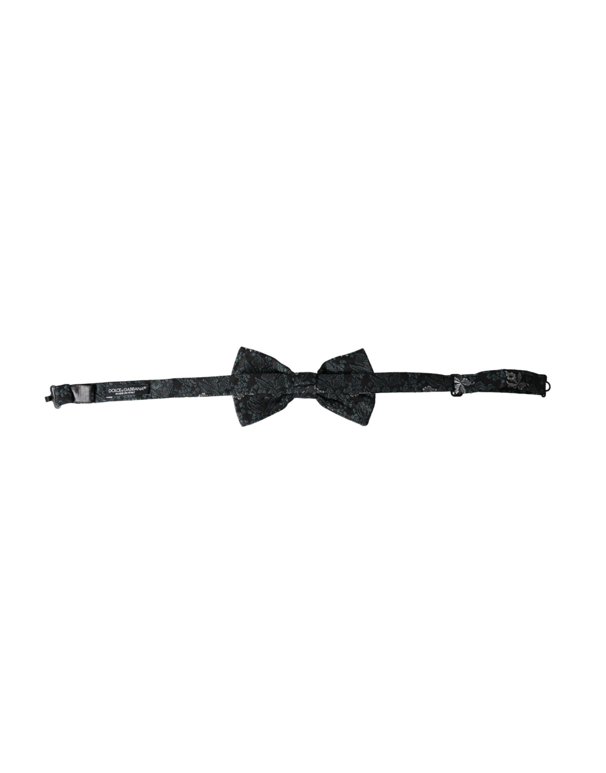 Fantasy Floral Silk Adjustable Neck Men Bow Men's Tie - Dolce & Gabbana - Modalova
