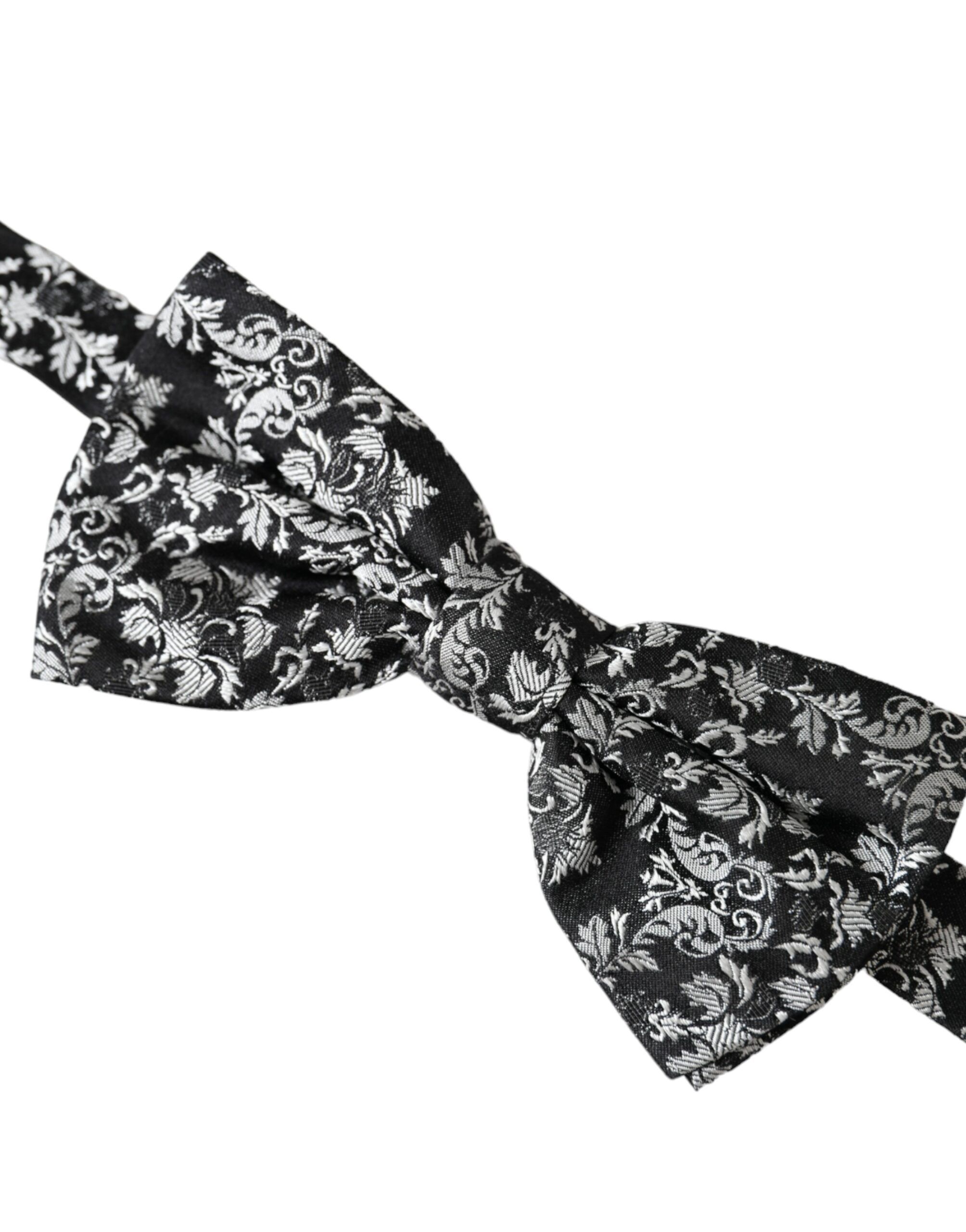 Floral Silk Adjustable Neck Men Bow Men's Tie - Dolce & Gabbana - Modalova
