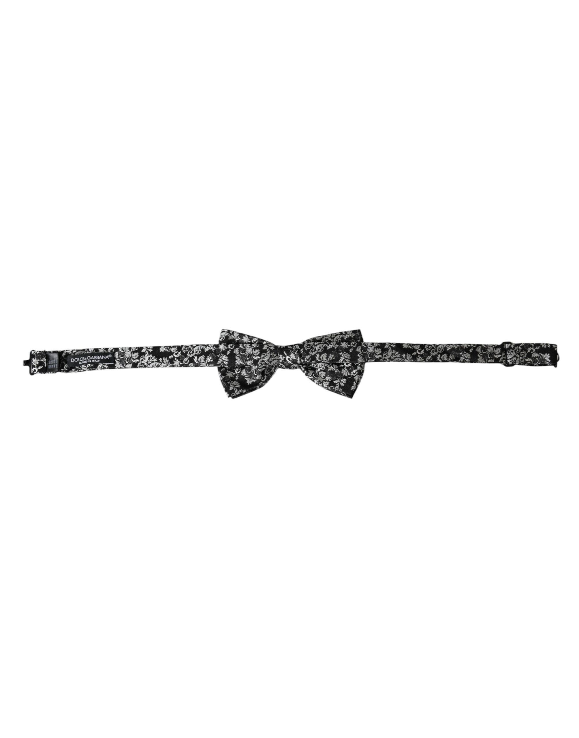 Floral Silk Adjustable Neck Men Bow Men's Tie - Dolce & Gabbana - Modalova