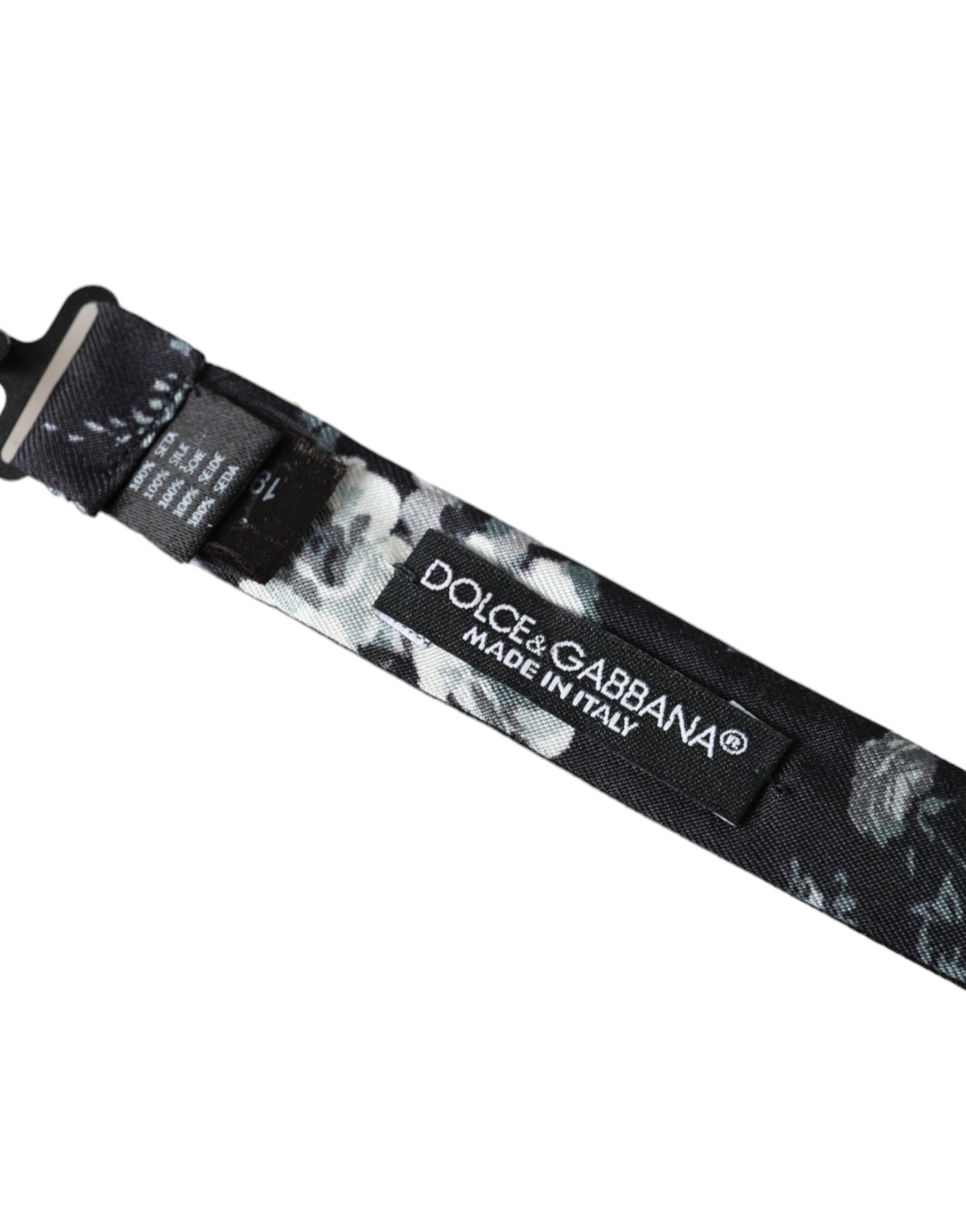 Floral Fantasy Adjustable Neck Men Bow Men's Tie - Dolce & Gabbana - Modalova