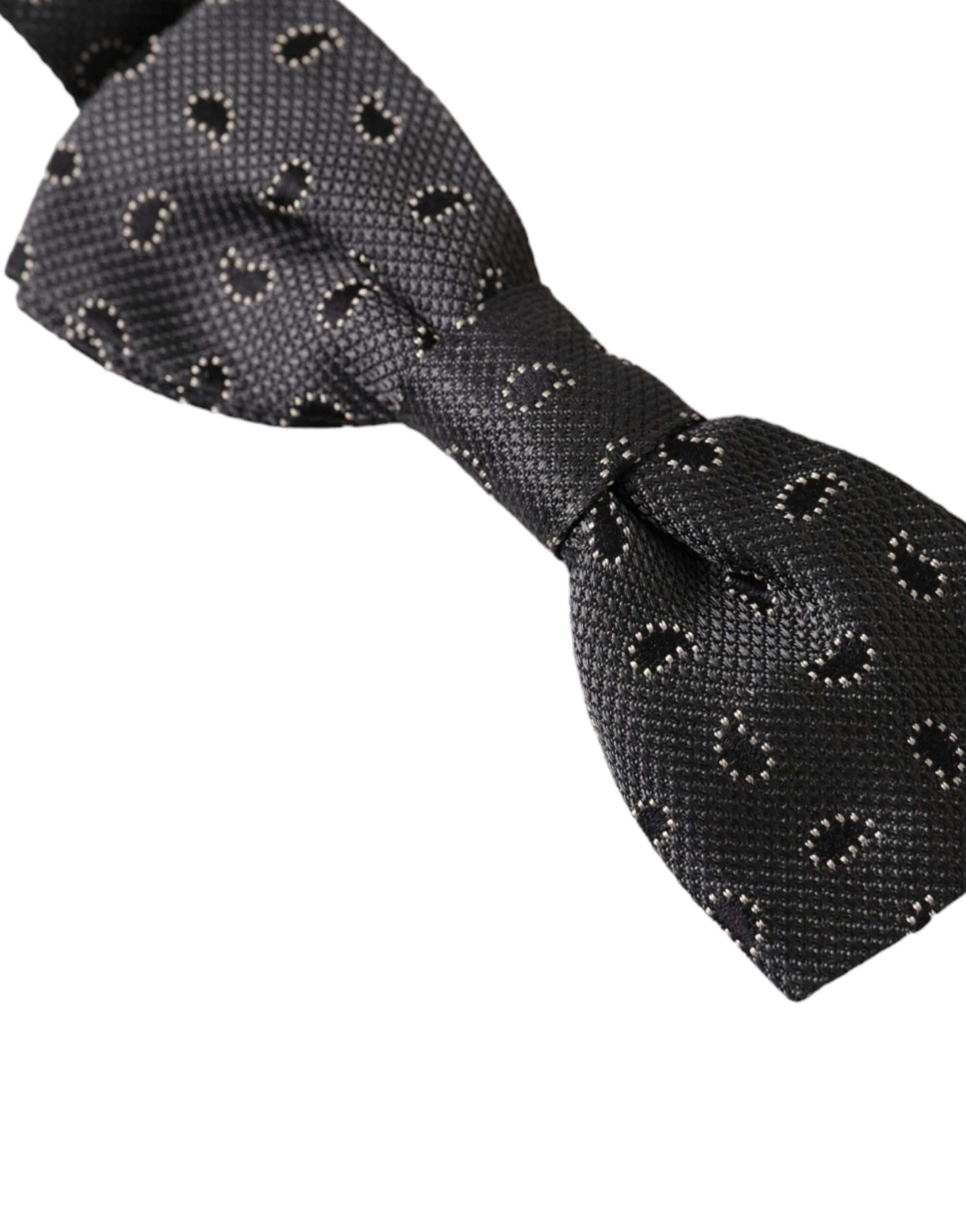 Silk Patterned Adjustable Neck Men Bow Men's Tie - Dolce & Gabbana - Modalova