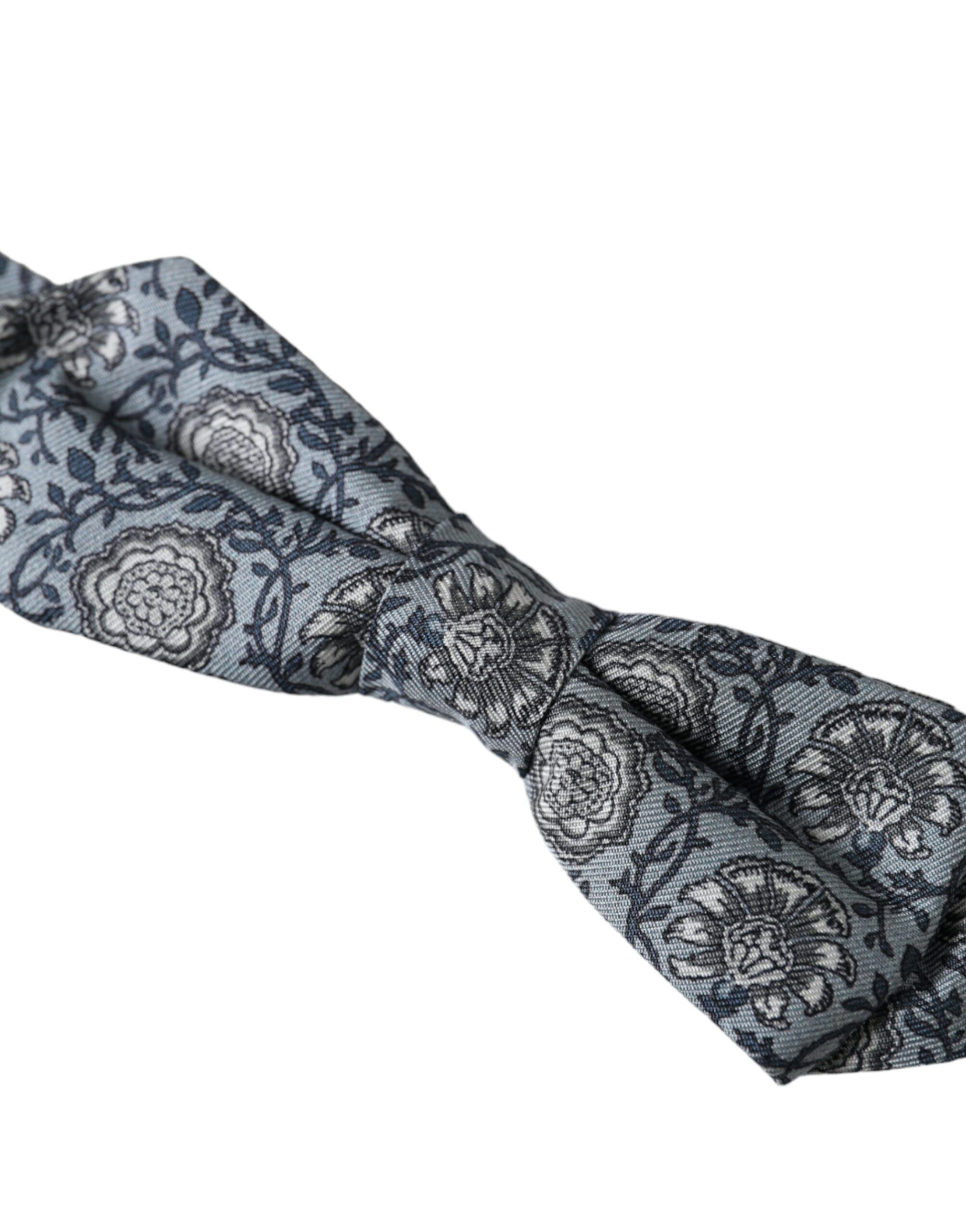 Silk Patterned Adjustable Neck Men Bow Men's Tie - Dolce & Gabbana - Modalova