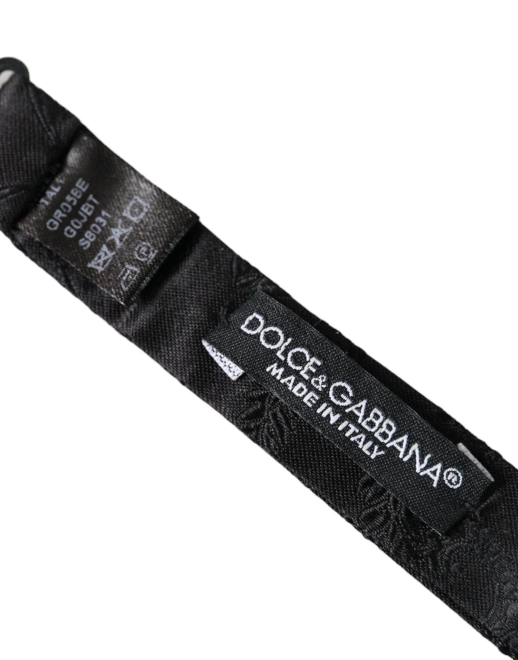 Fantasy Silk Adjustable Neck Bow Men's Tie - Dolce & Gabbana - Modalova