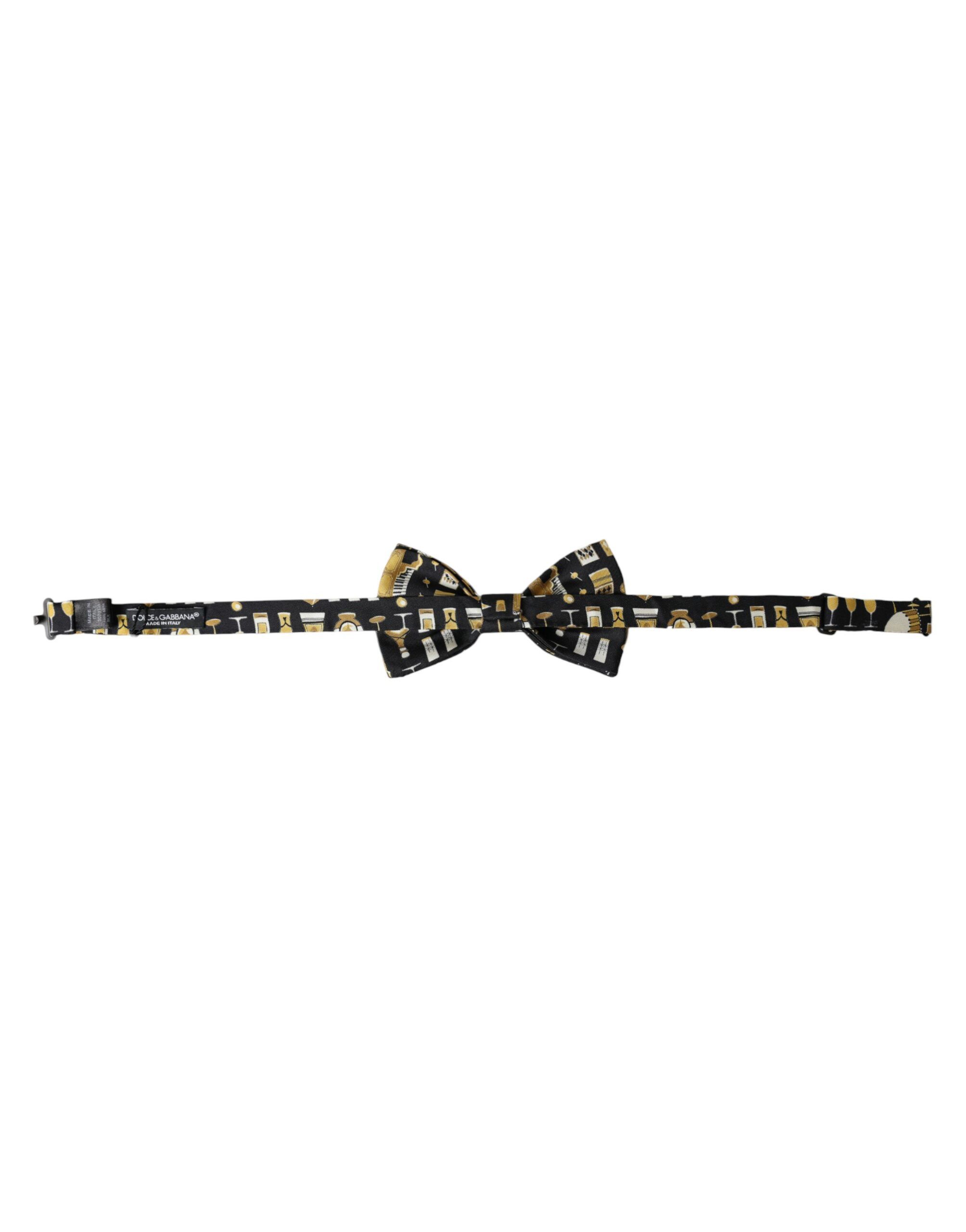 Silk Cocktail Adjustable Neck Men Bow Men's Tie - Dolce & Gabbana - Modalova