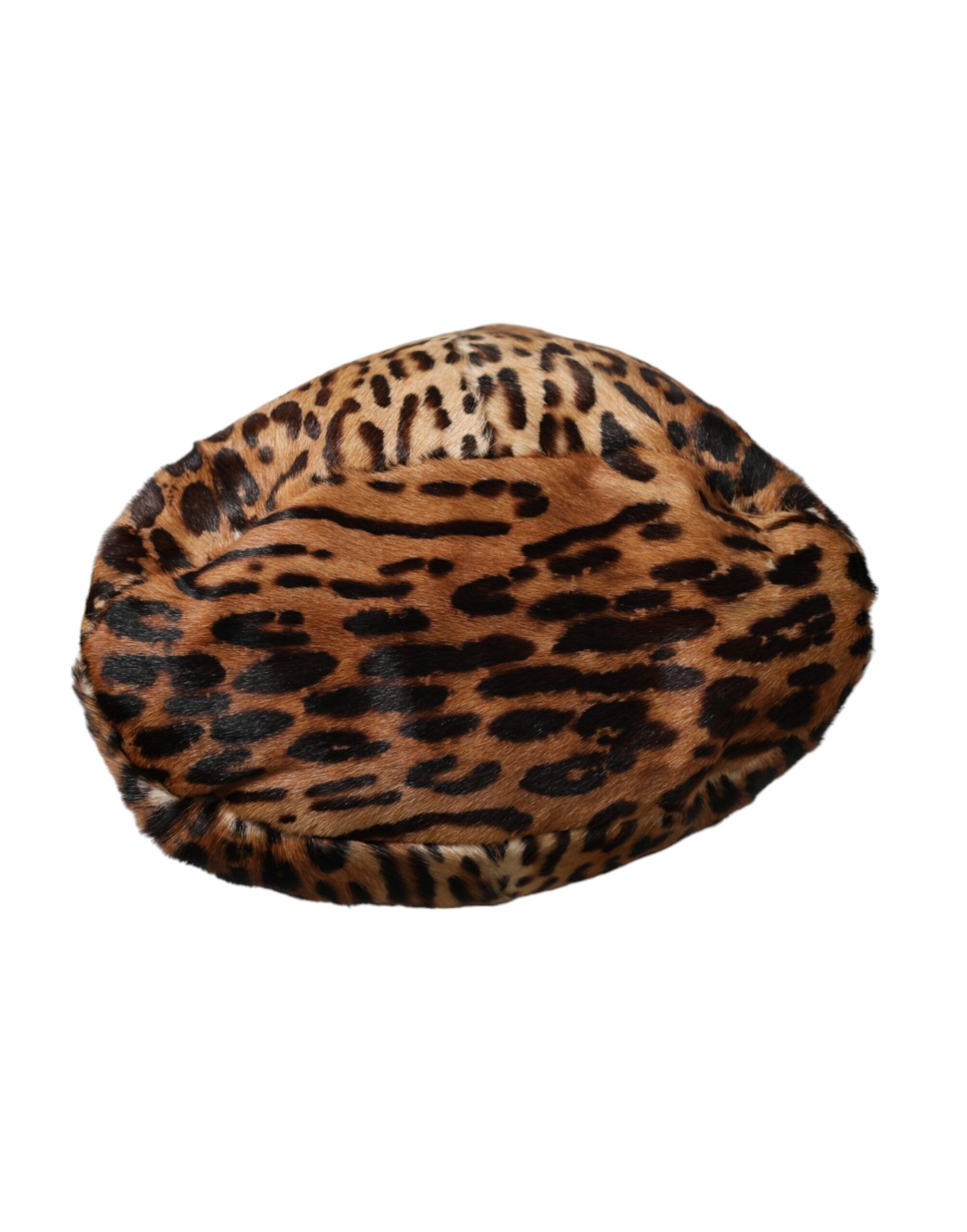 Leopard Fur Women Bucket Women's Hat - Dolce & Gabbana - Modalova