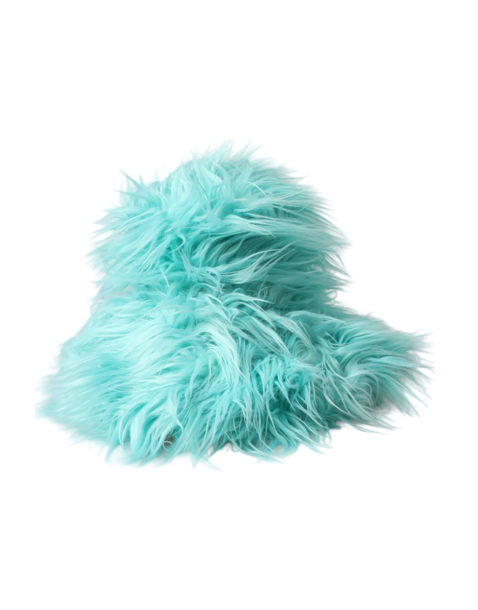 Mint Acrylic Fur Womens Bucket Hat - Dolce & Gabbana - Modalova