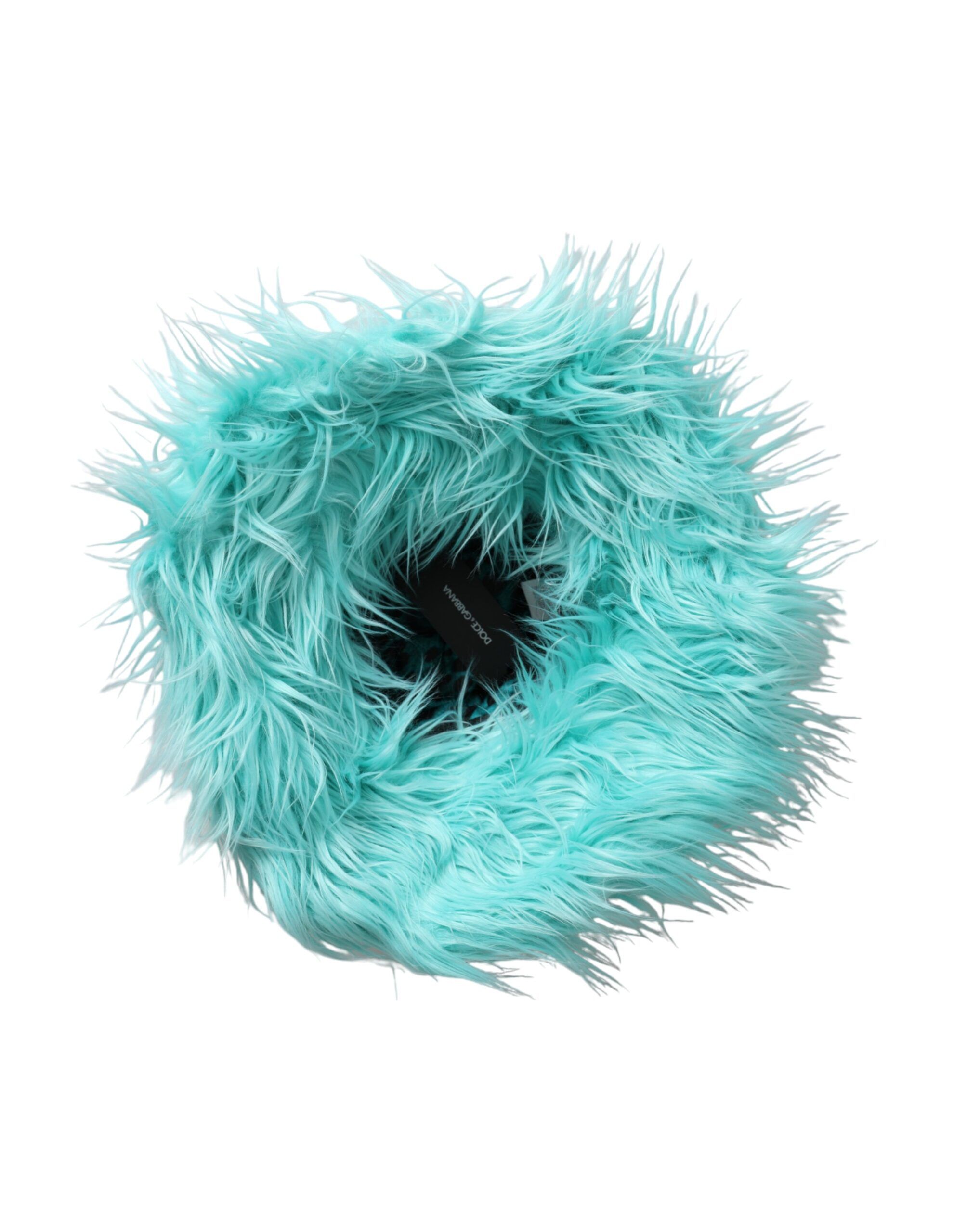 Mint Acrylic Fur Womens Bucket Hat - Dolce & Gabbana - Modalova