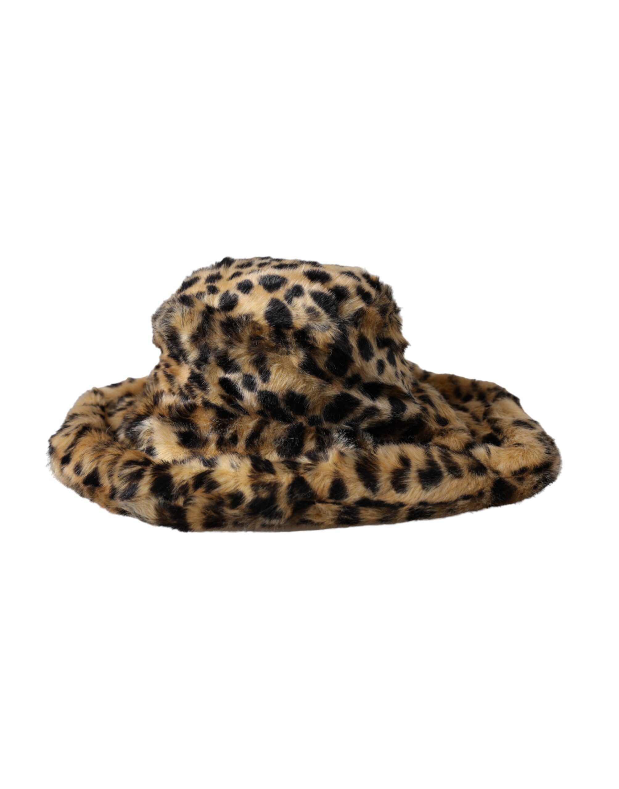Leopard Fur Women Bucket Women's Hat - Dolce & Gabbana - Modalova