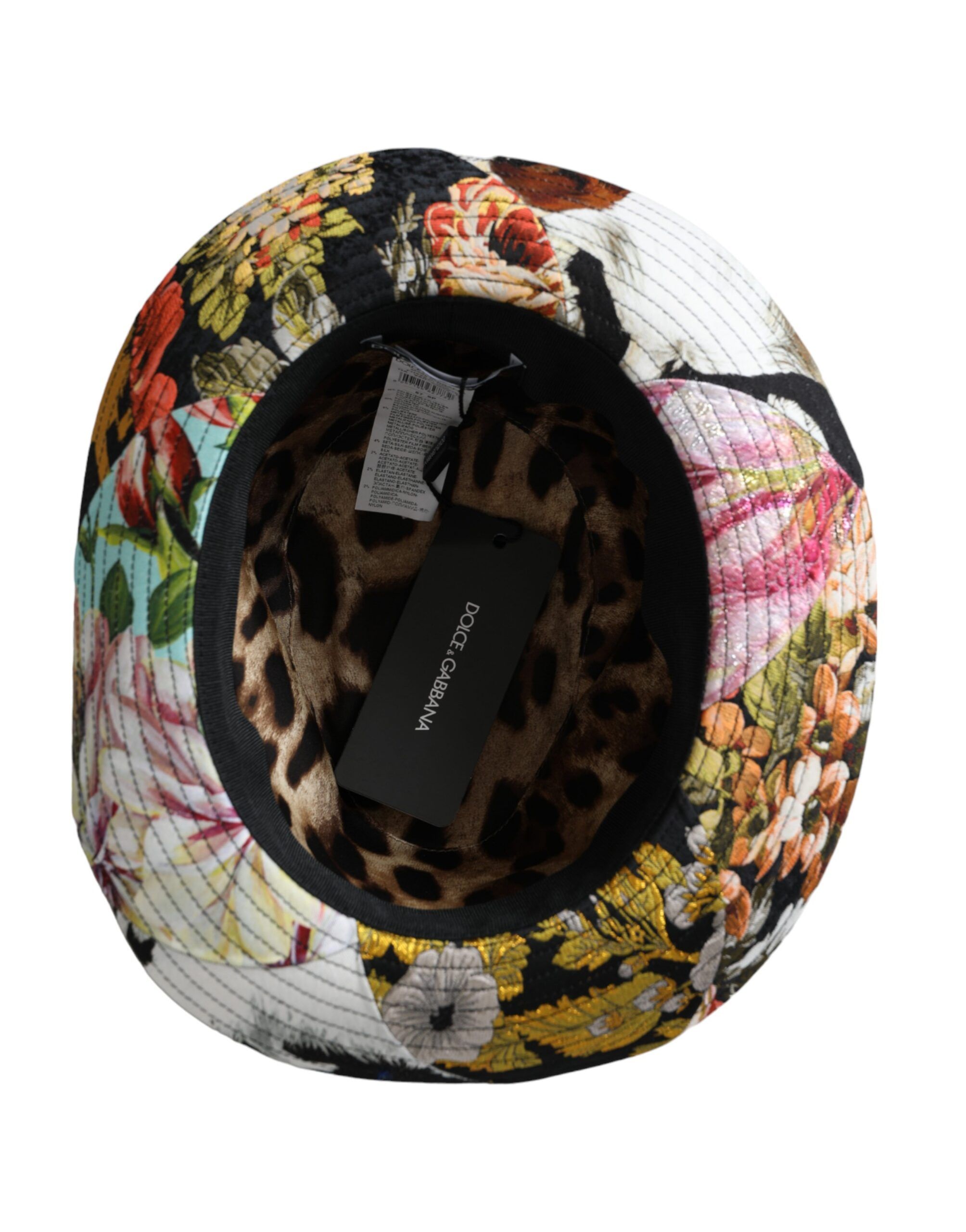 Patchwork Women Fedora Wide Brim Women's Hat - Dolce & Gabbana - Modalova