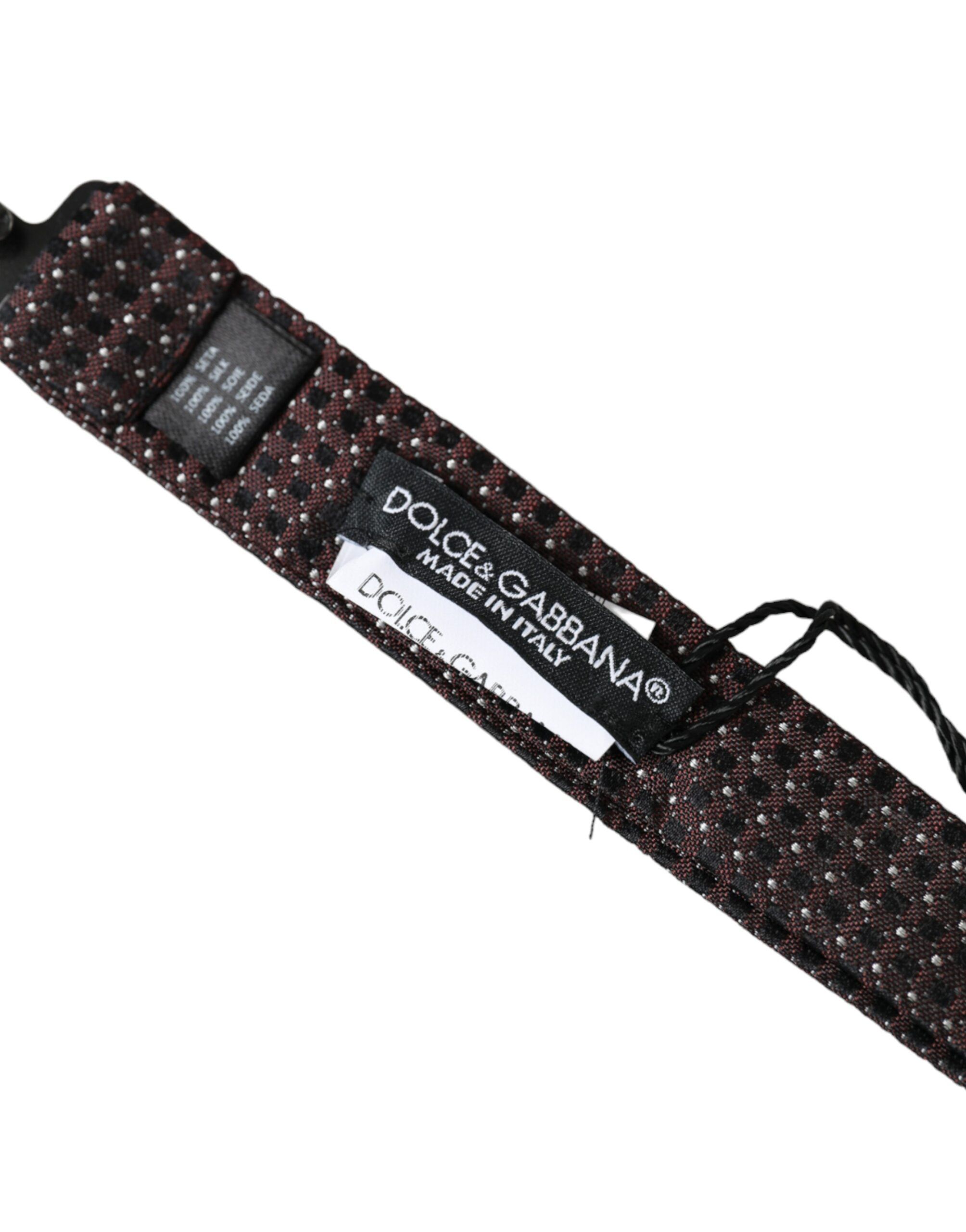 Fantasy Silk Adjustable Neck Men Papillon Bow Men's Tie - Dolce & Gabbana - Modalova