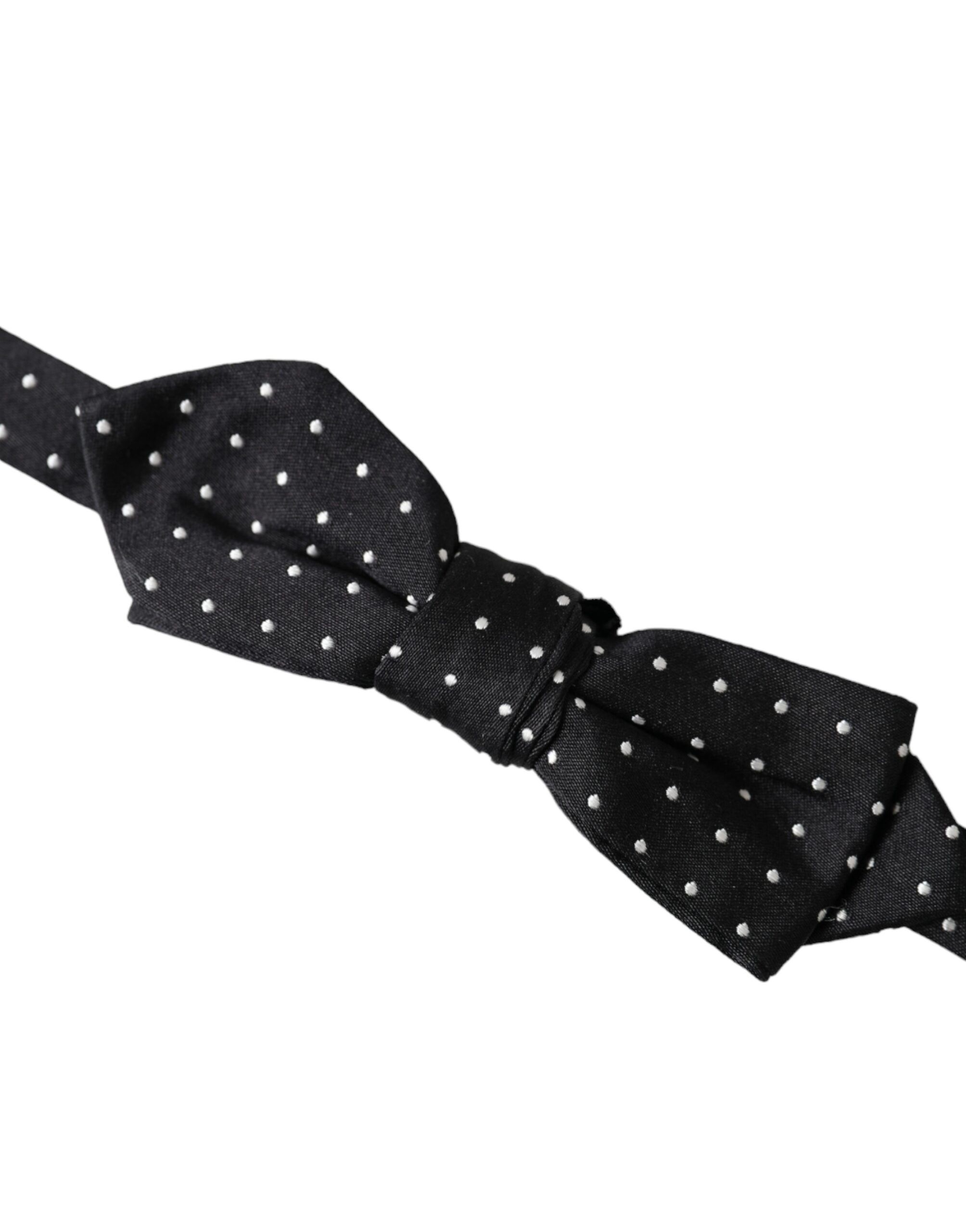 Silk Polka Dot Adjustable Neck Men Papillon Bow Men's Tie - Dolce & Gabbana - Modalova