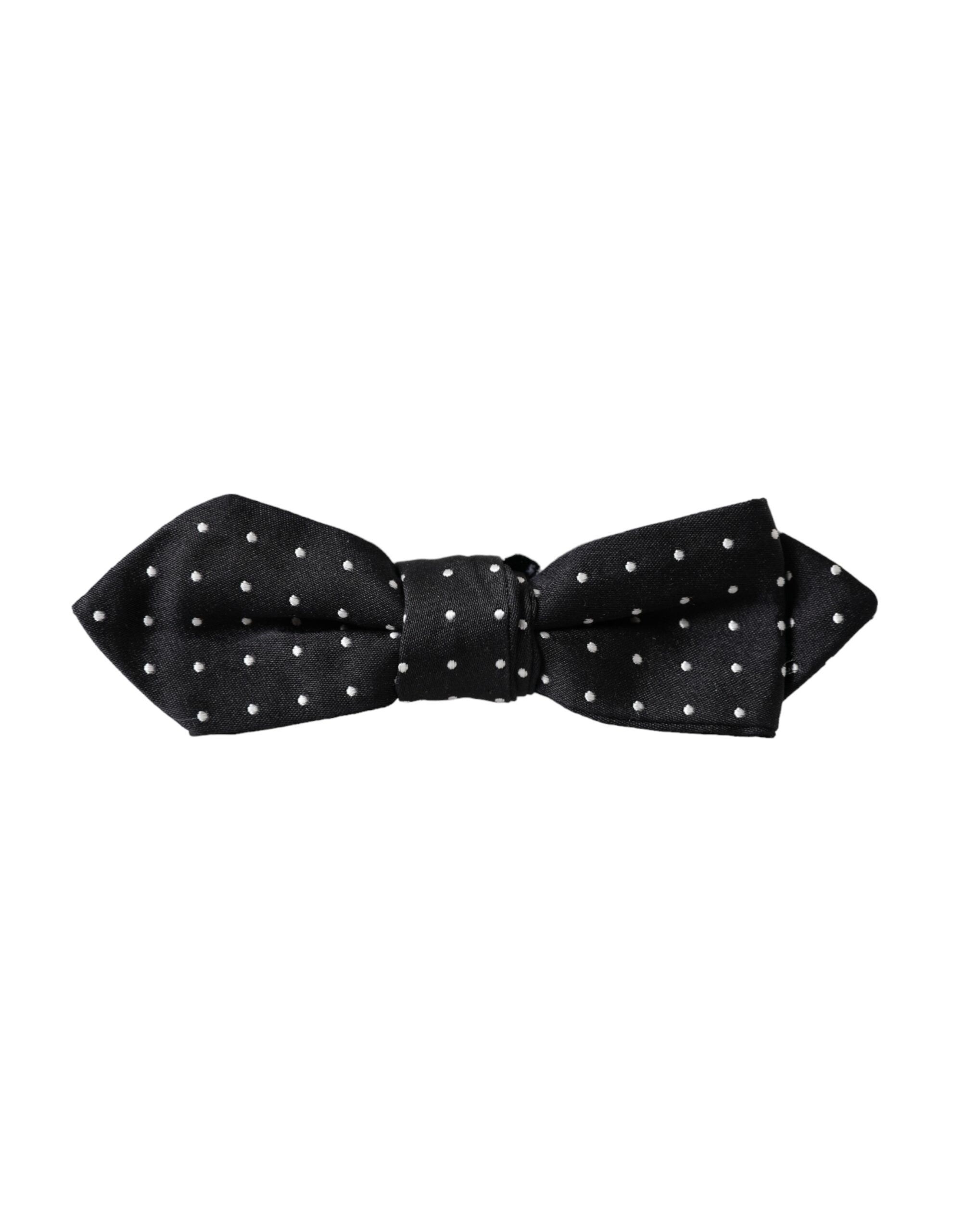 Silk Polka Dot Adjustable Neck Men Papillon Bow Men's Tie - Dolce & Gabbana - Modalova