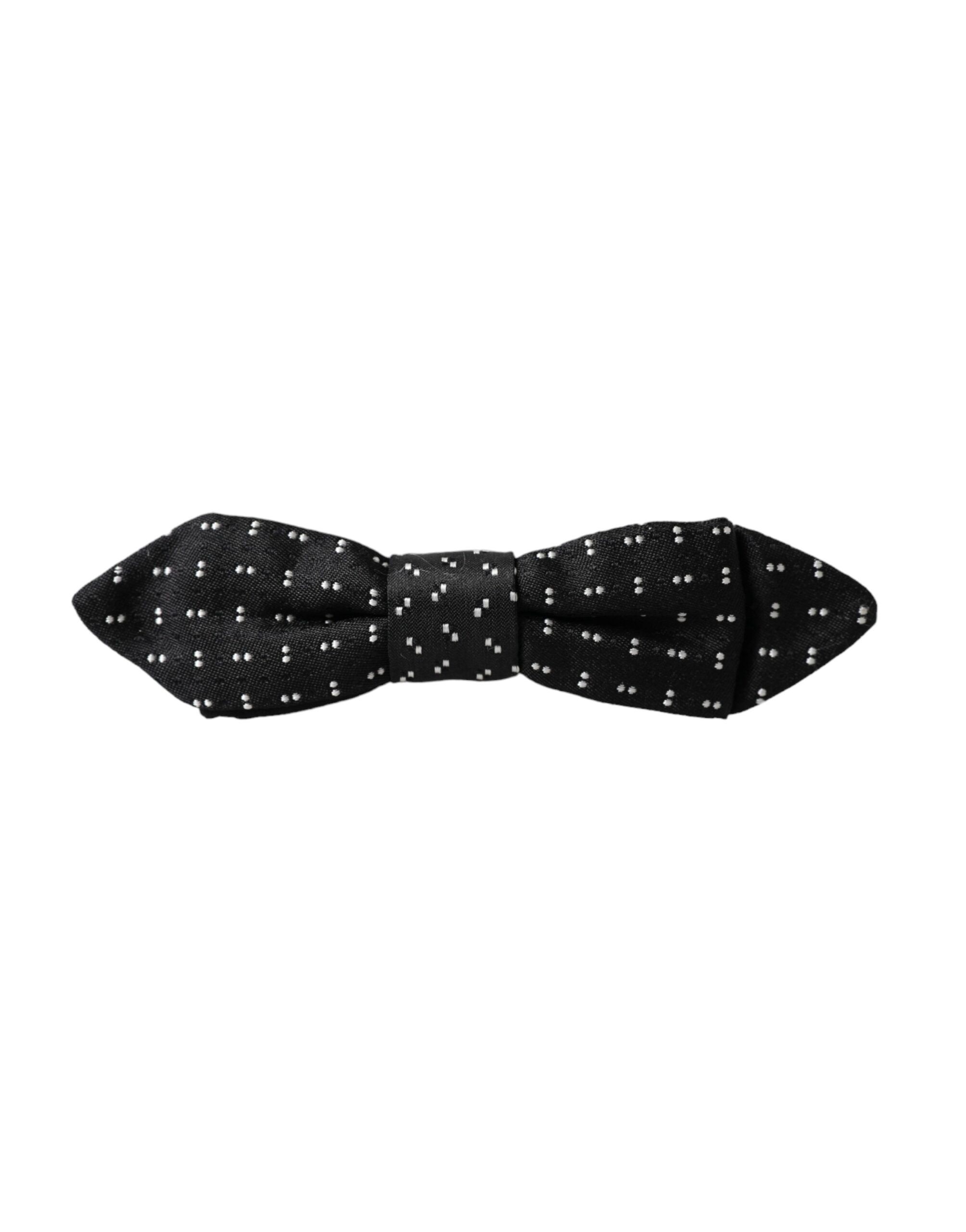 Silk Patterned Adjustable Neck Men Papillon Bow Men's Tie - Dolce & Gabbana - Modalova