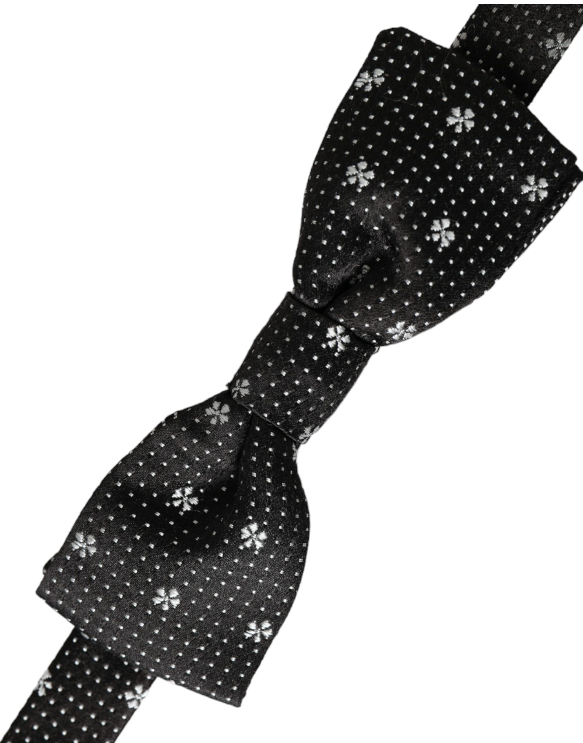 Silk Floral Adjustable Neck Men Papillon Bow Men's Tie - Dolce & Gabbana - Modalova
