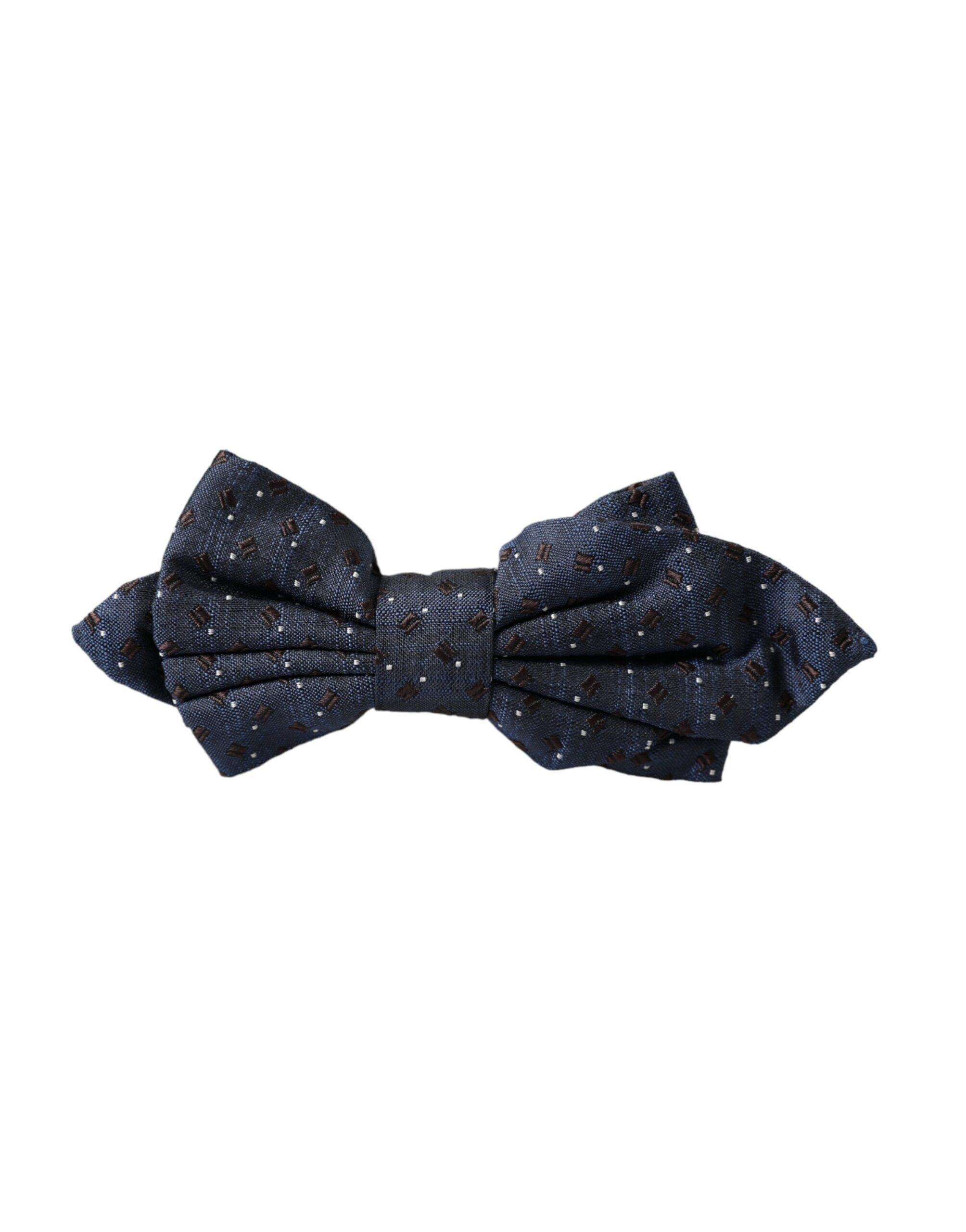 Silk Patterned Adjustable Men Papillon Bow Men's Tie - Dolce & Gabbana - Modalova