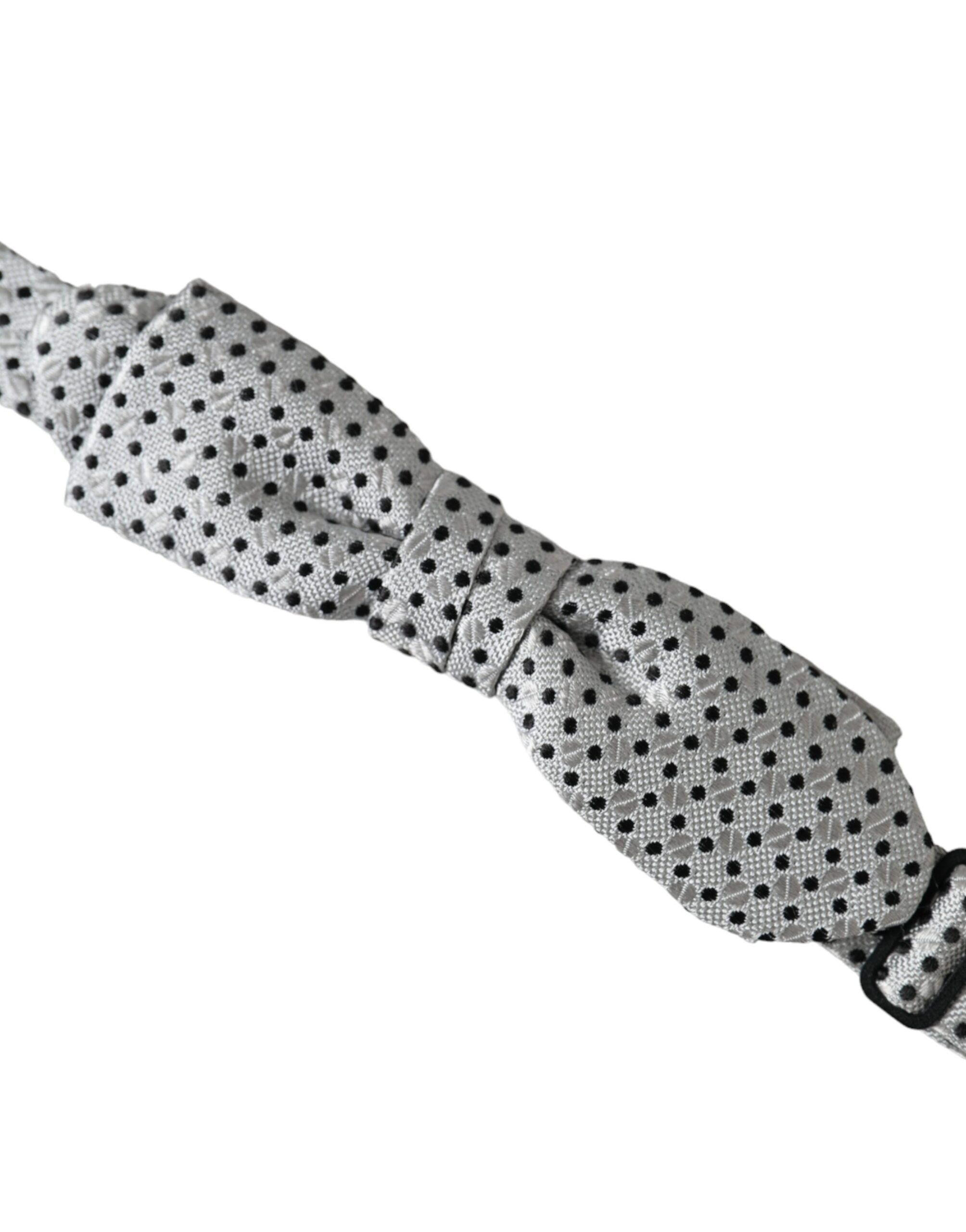 Silk Polka Dot Adjustable Neck Men Papillon Bow Men's Tie - Dolce & Gabbana - Modalova