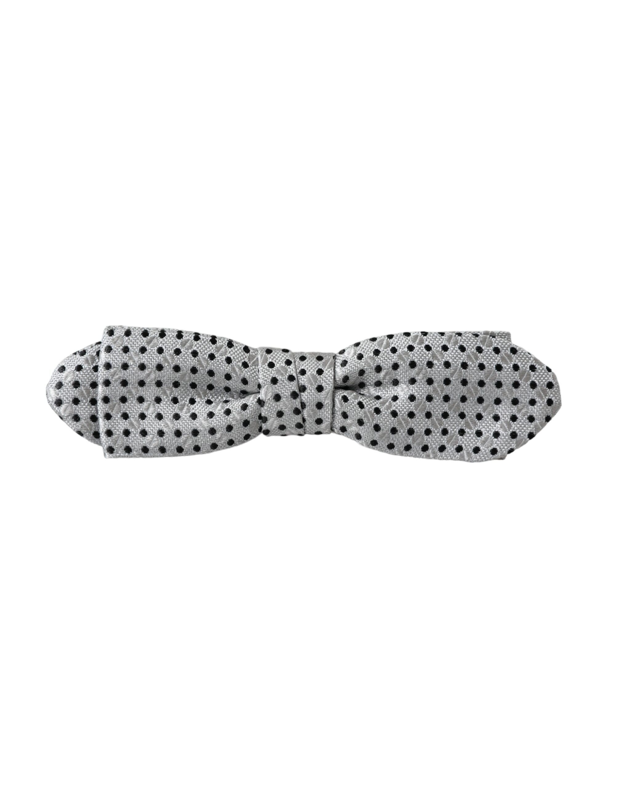 Silk Polka Dot Adjustable Neck Men Papillon Bow Men's Tie - Dolce & Gabbana - Modalova