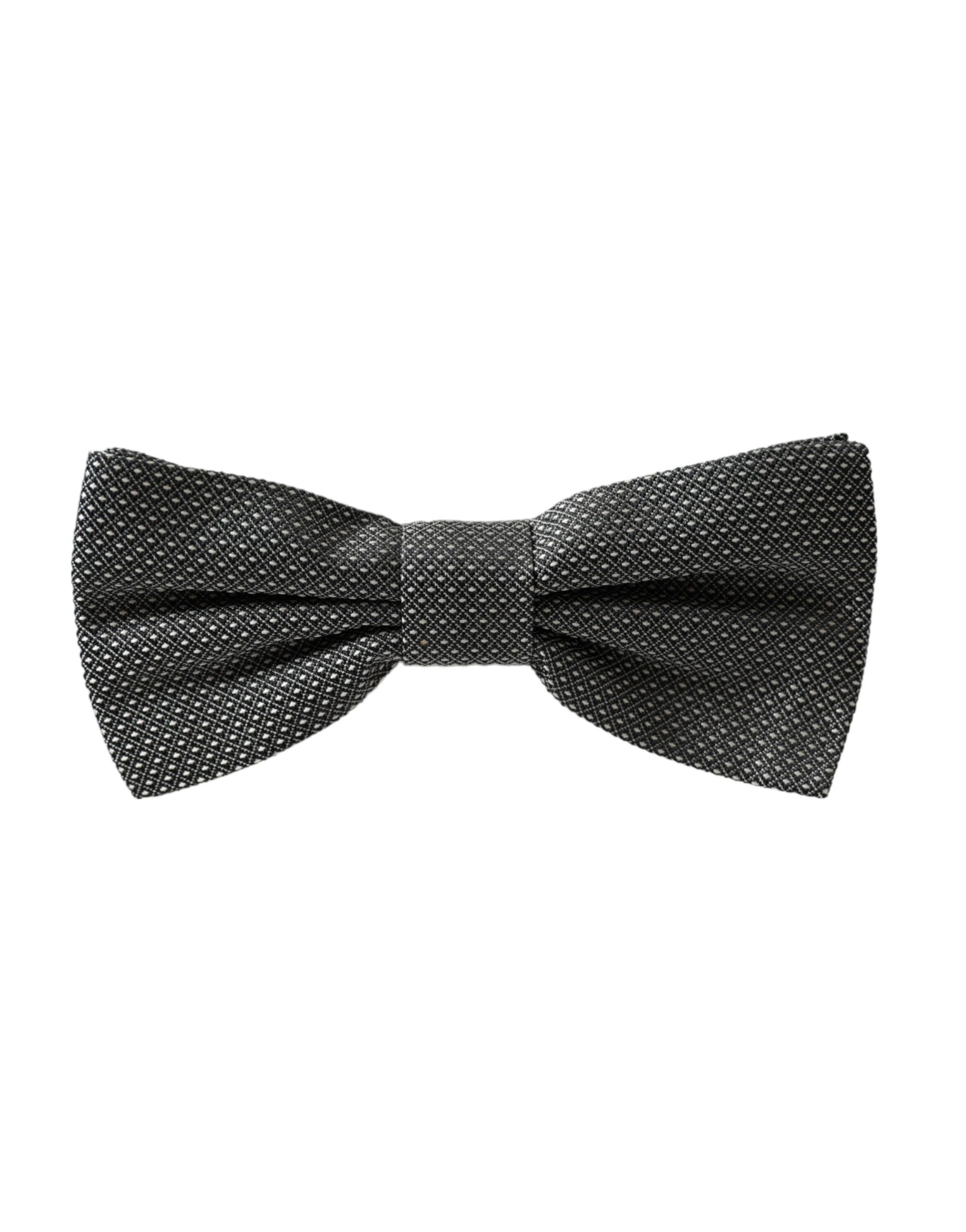 Silk Patterned Adjustable Neck Men Bow Men's Tie - Dolce & Gabbana - Modalova