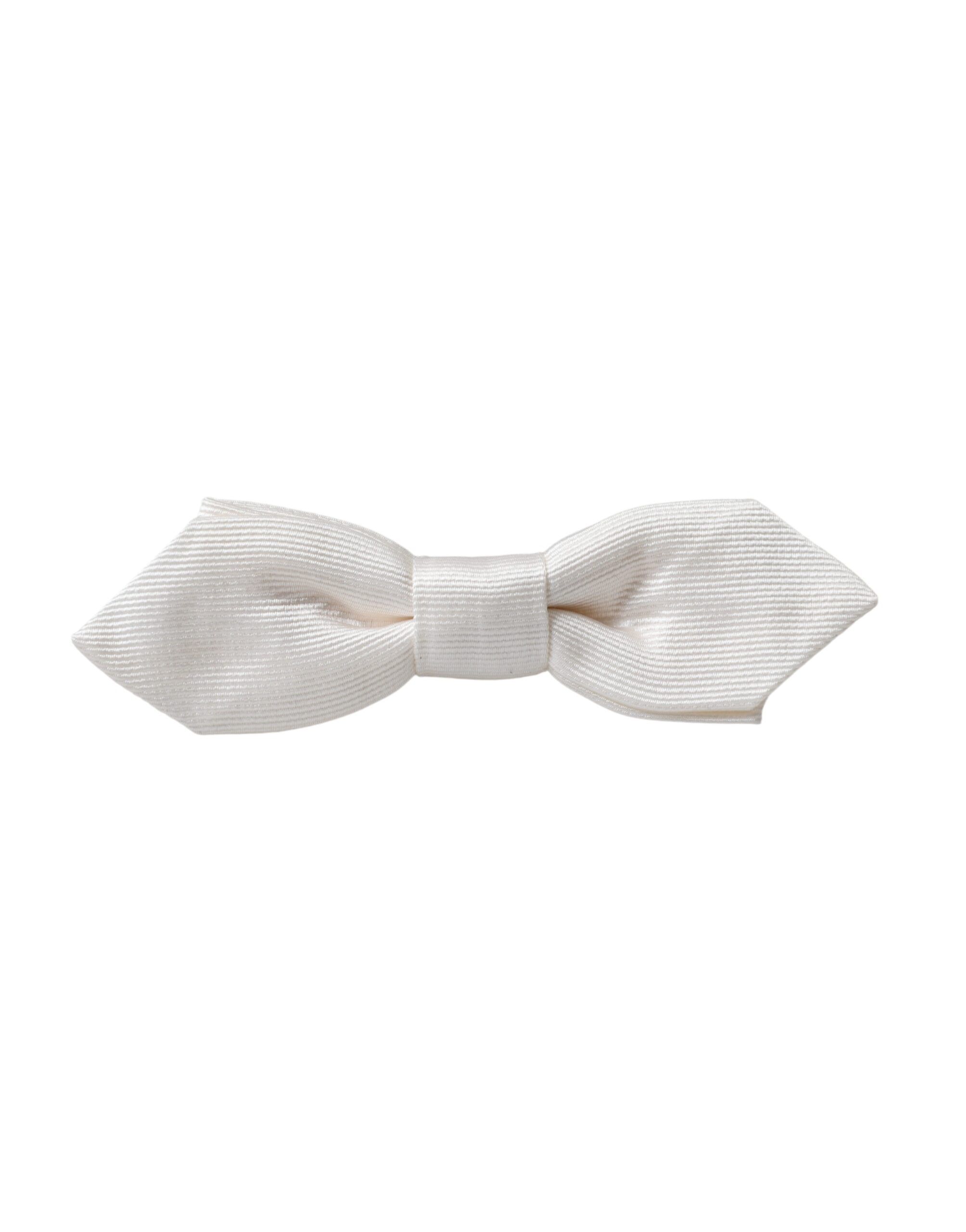 Silk Adjustable Neck Men Papillon Bow Men's Tie - Dolce & Gabbana - Modalova