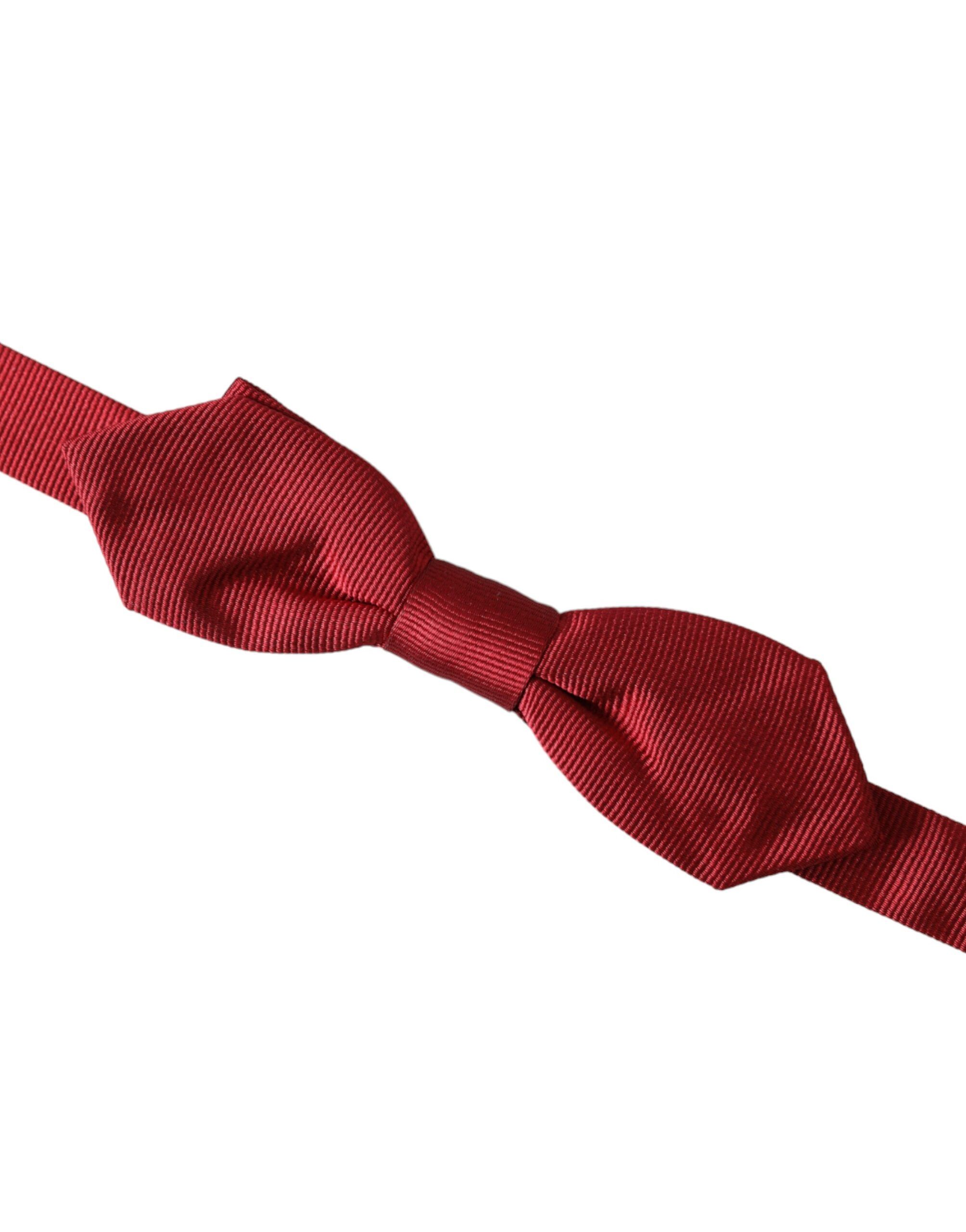 Silk Jacquard Adjustable Neck Men Bow Men's Tie - Dolce & Gabbana - Modalova