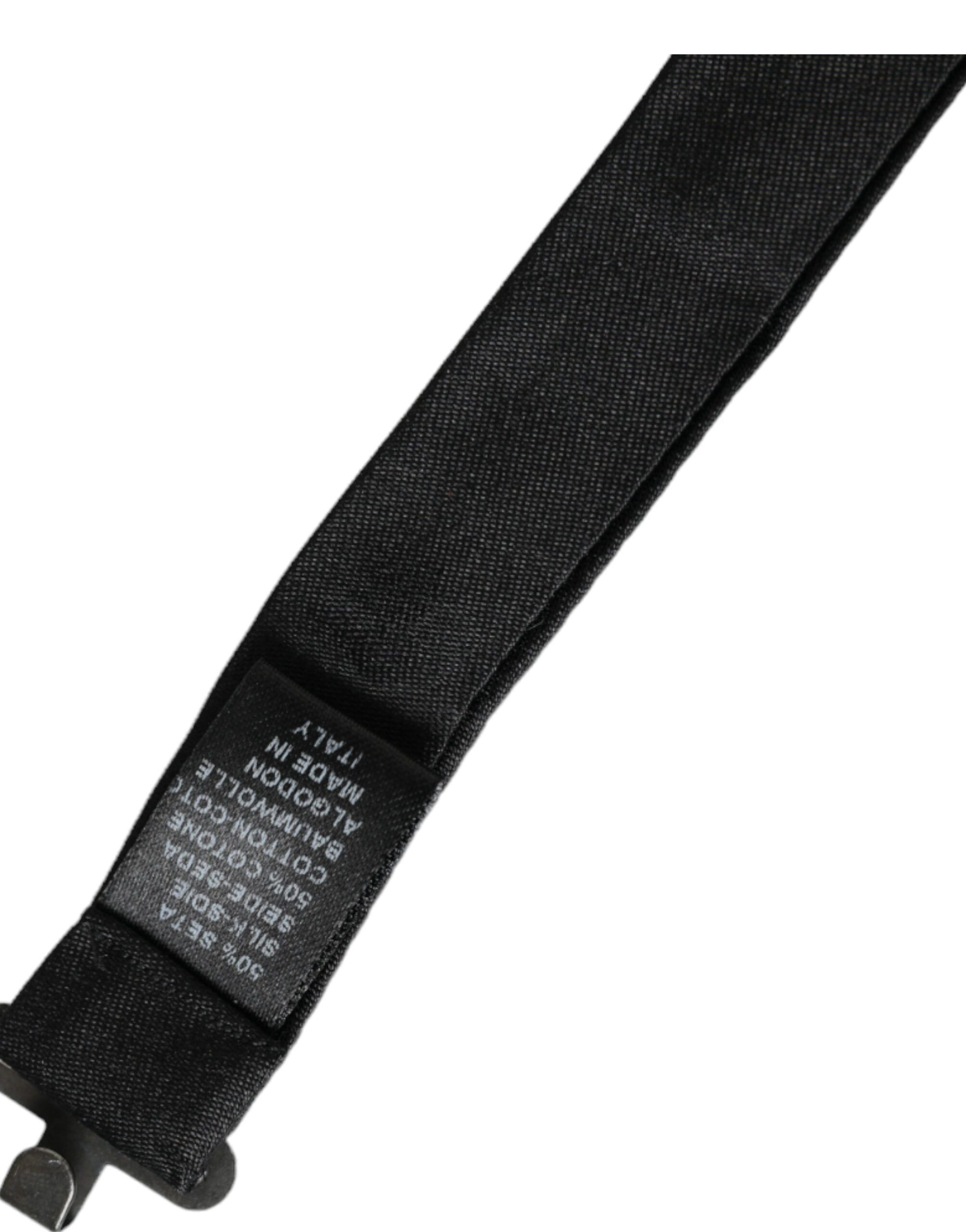 Silk Adjustable Neck Men Bow Men's Tie - Dolce & Gabbana - Modalova