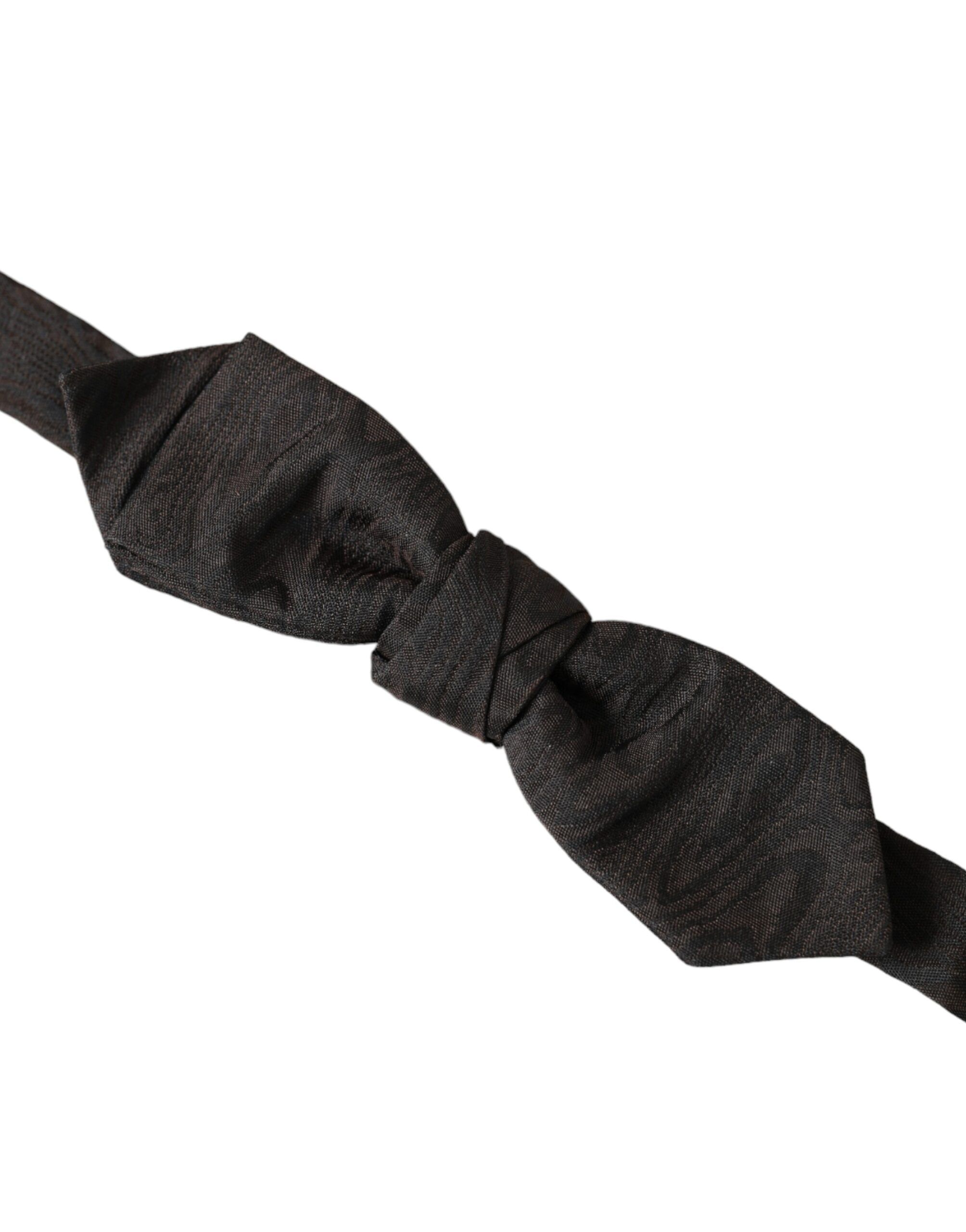 Silk Adjustable Neck Men Bow Men's Tie - Dolce & Gabbana - Modalova