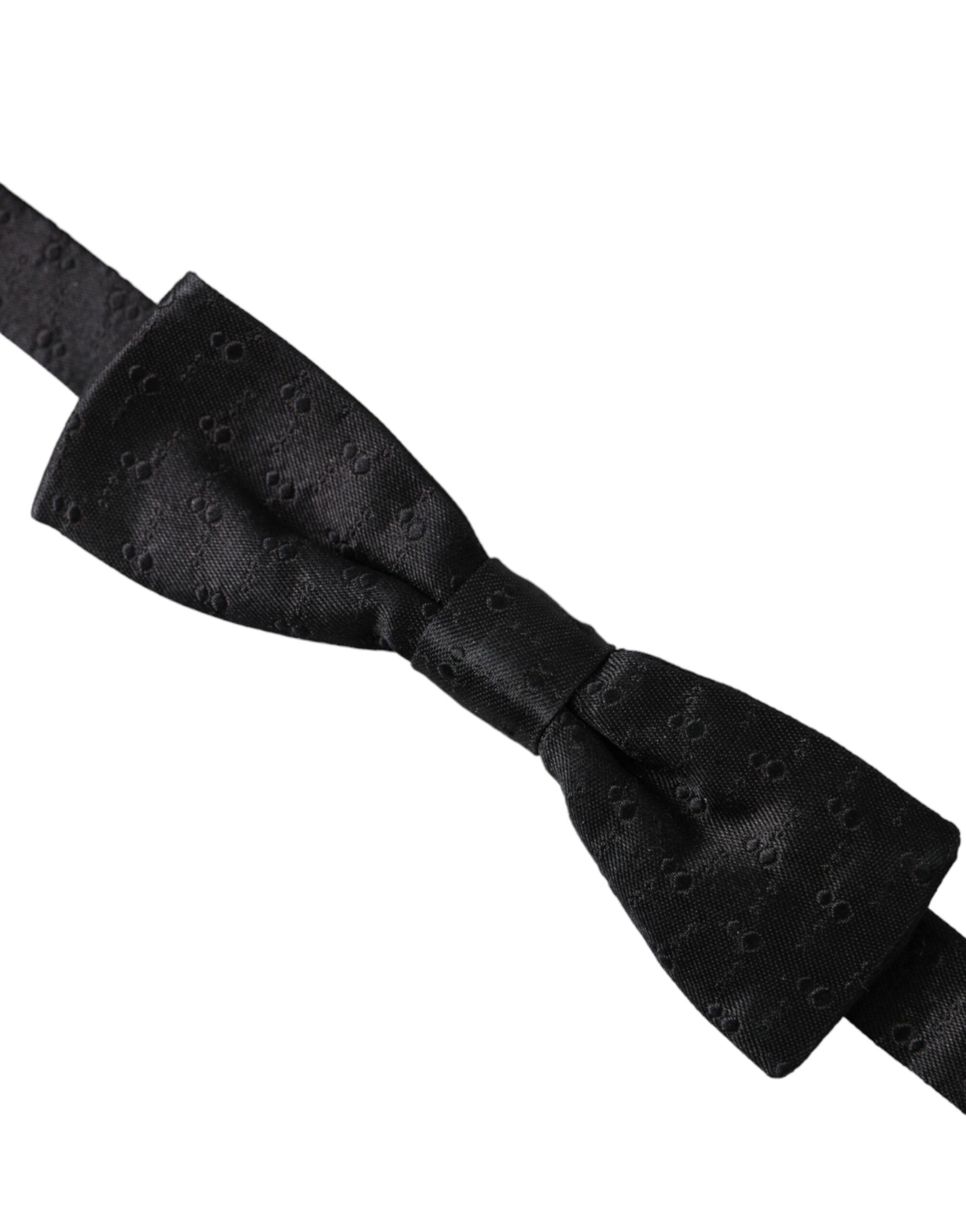 Silk Patterned Adjustable Neck Men Bow Men's Tie - Dolce & Gabbana - Modalova