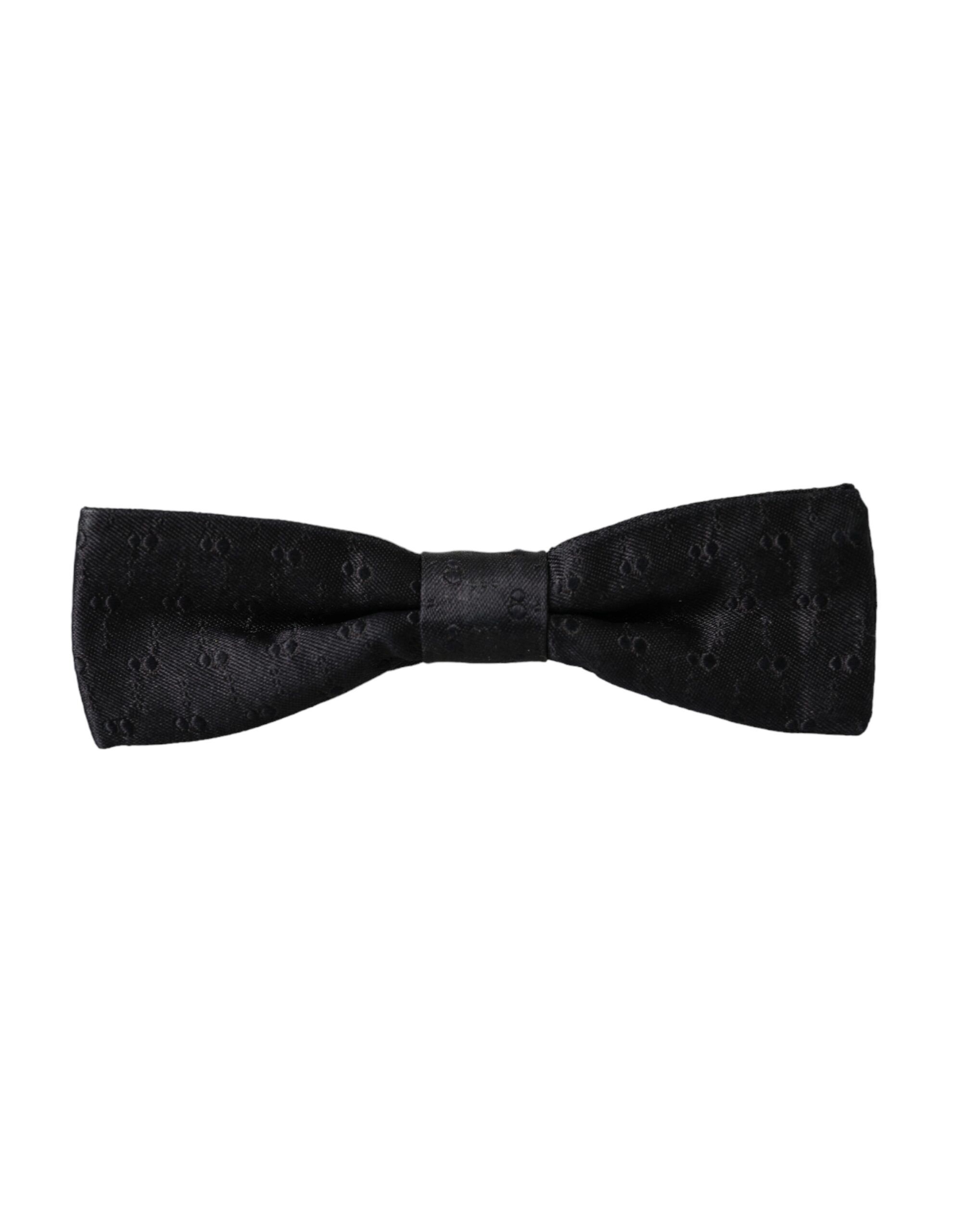 Silk Patterned Adjustable Neck Men Bow Men's Tie - Dolce & Gabbana - Modalova