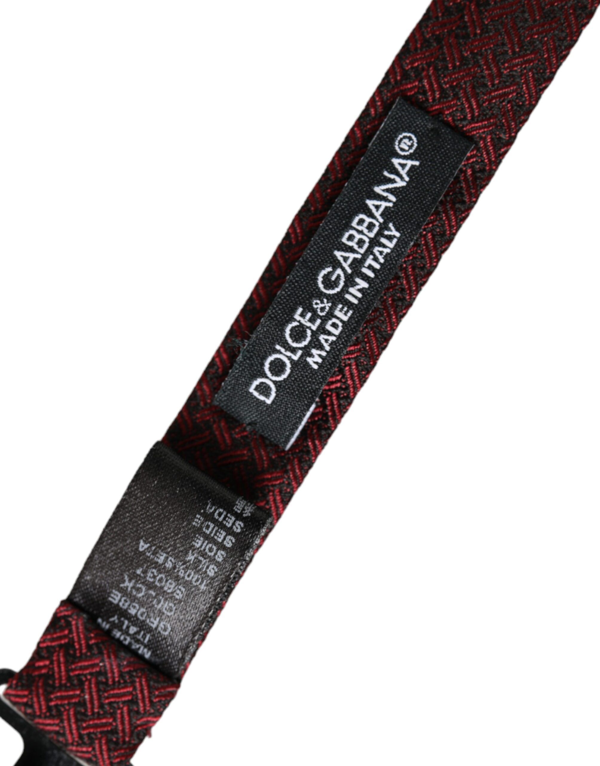Silk Fantasy Adjustable Neck Men Bow Men's Tie - Dolce & Gabbana - Modalova