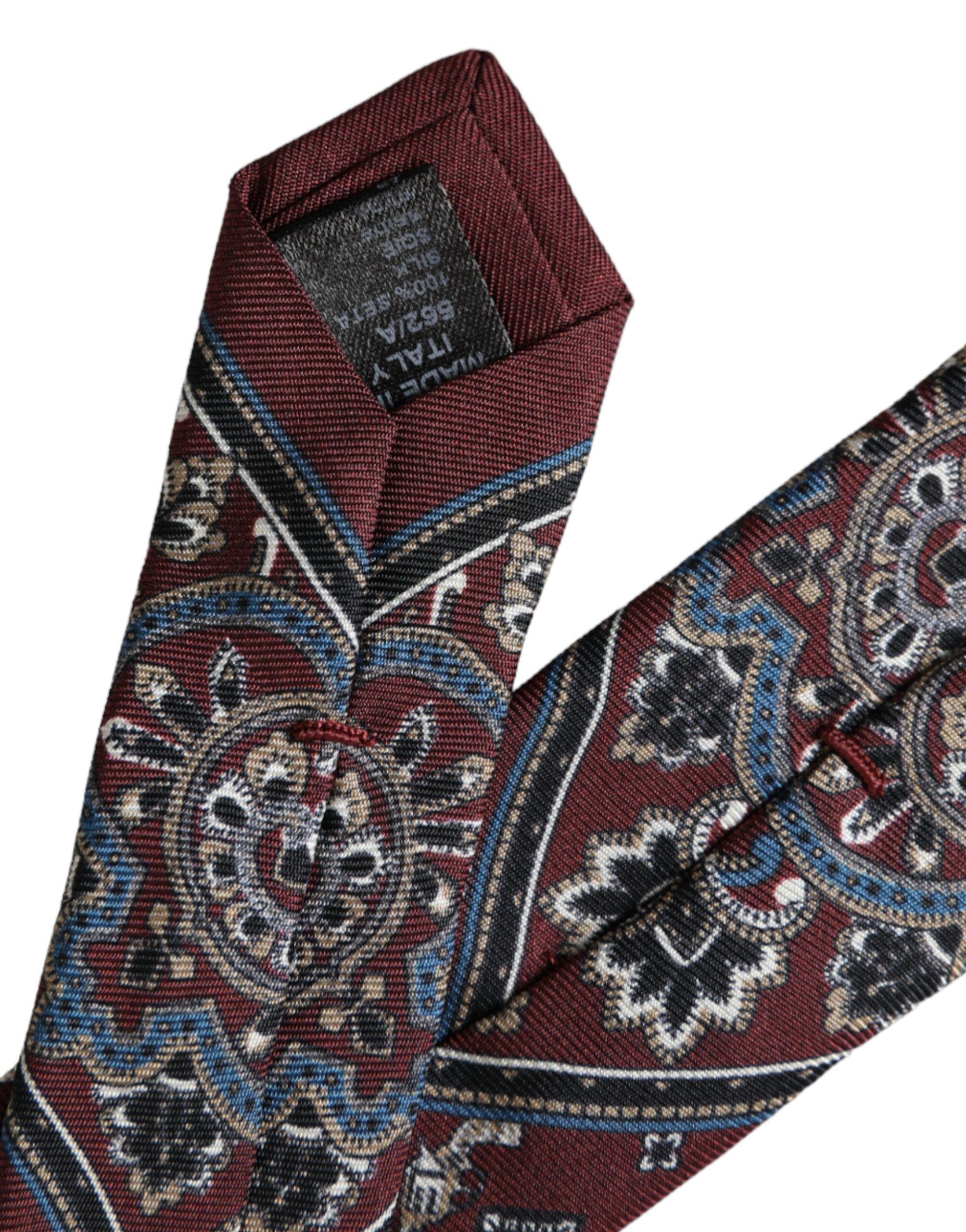Printed 100% Silk Adjustable Men Men's Tie - Dolce & Gabbana - Modalova