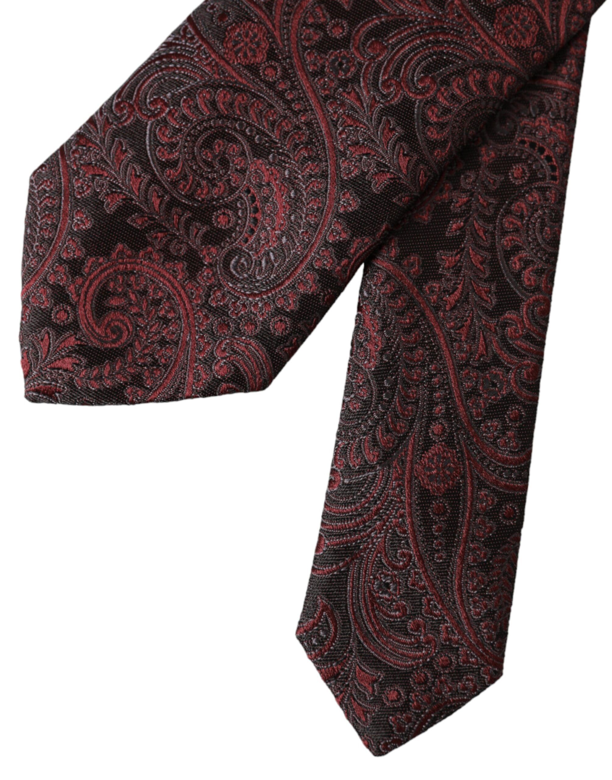 Patterned Silk Adjustable Men Men's Tie - Dolce & Gabbana - Modalova