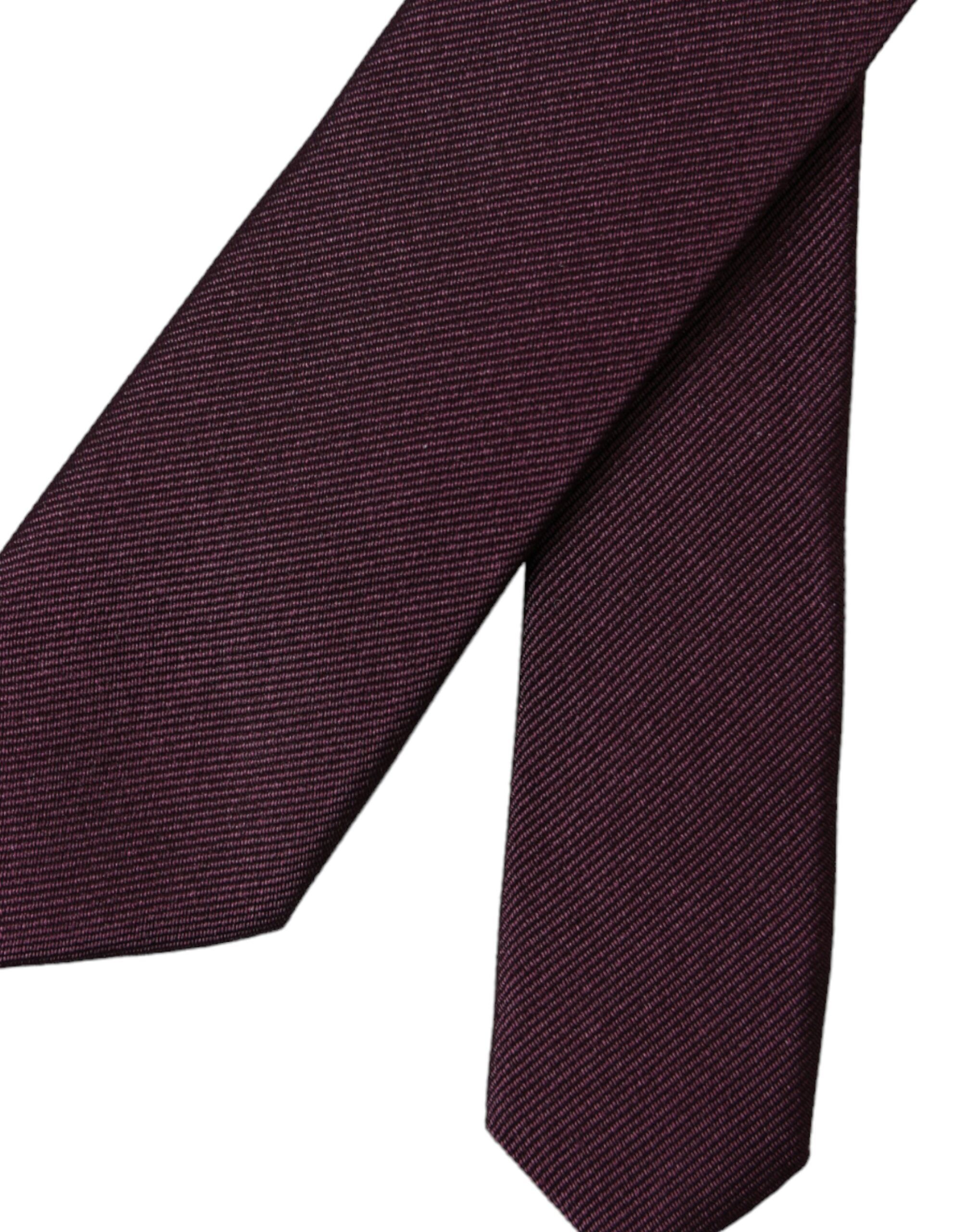 Solid 100% Silk Adjustable Men Men's Tie - Dolce & Gabbana - Modalova
