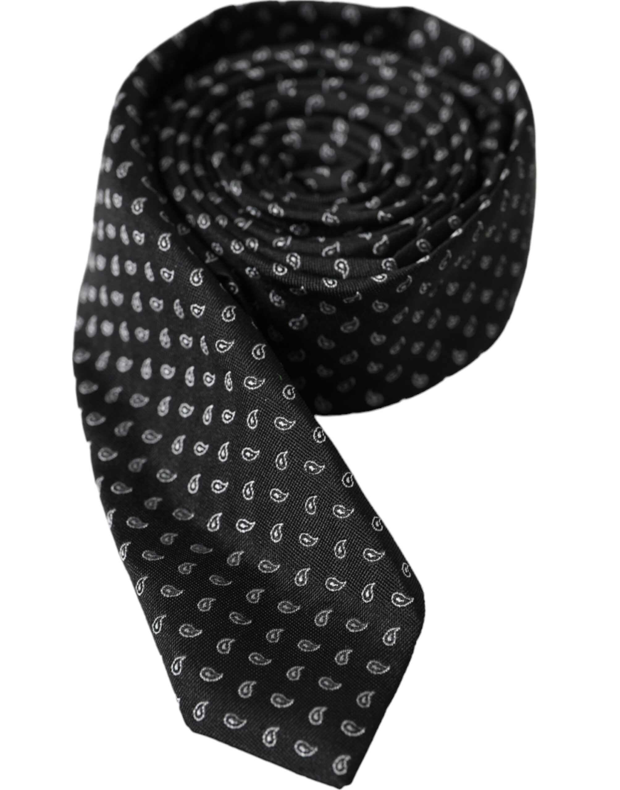 Jacquard Patterned Silk Adjustable Men Men's Tie - Dolce & Gabbana - Modalova