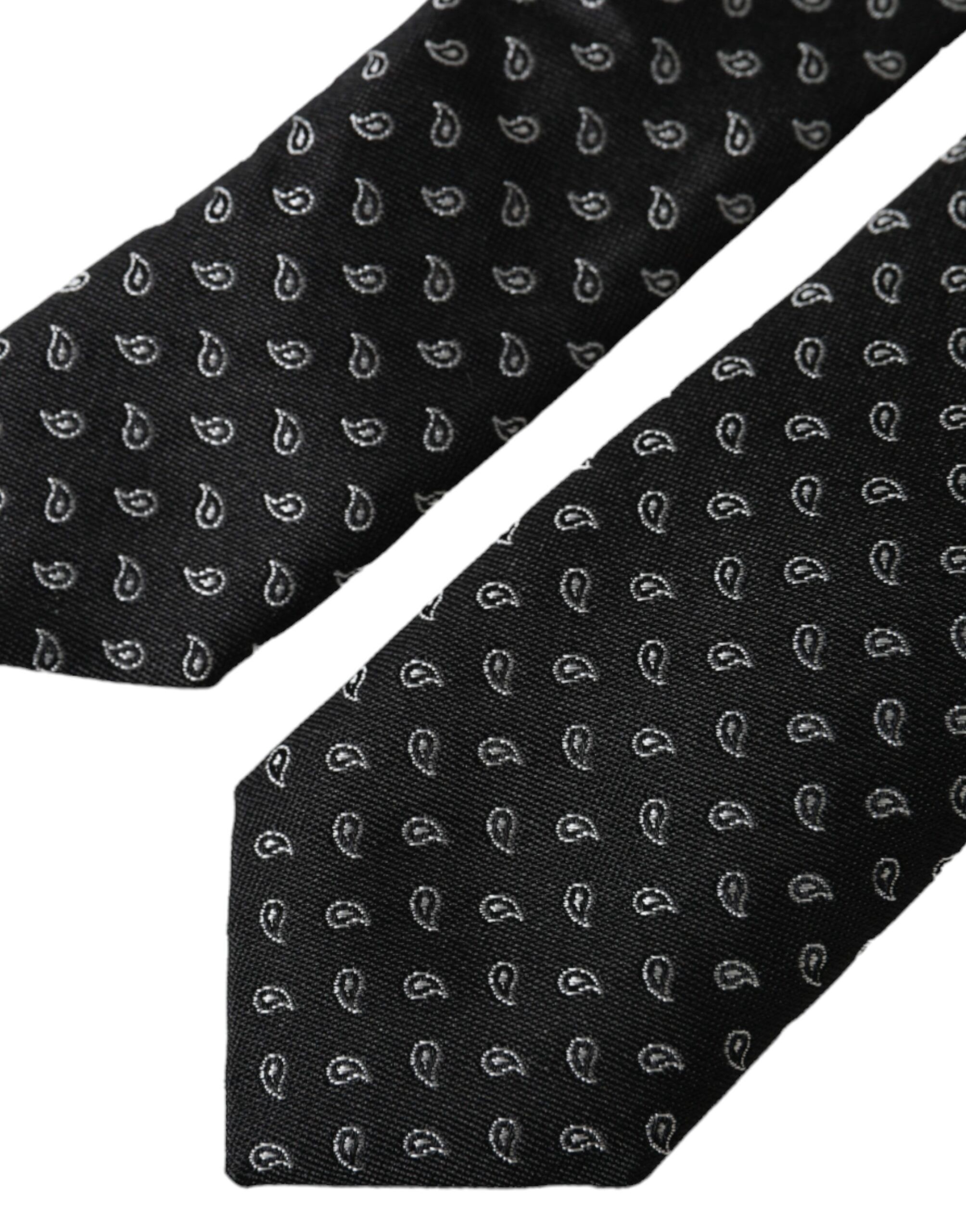 Jacquard Patterned Silk Adjustable Men Men's Tie - Dolce & Gabbana - Modalova