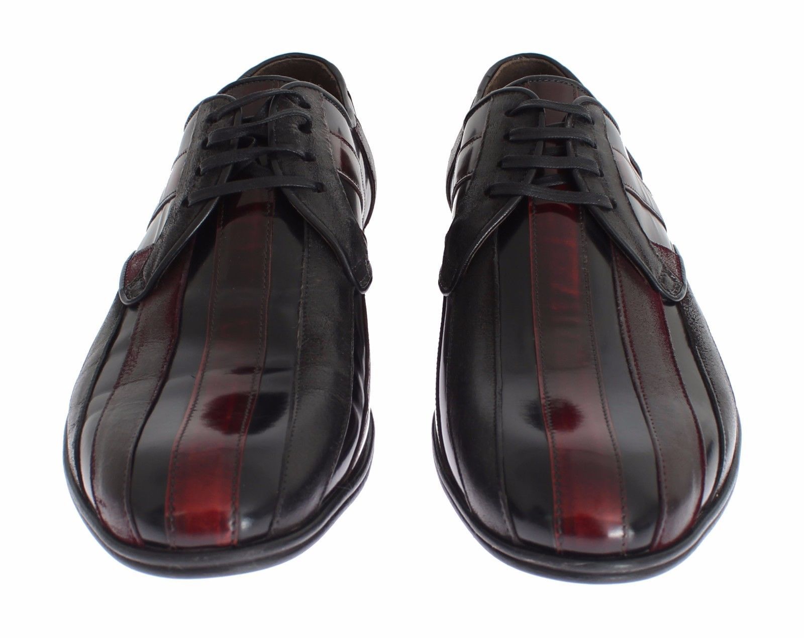Bordeaux Leather Dress Formal Men's Shoes - Dolce & Gabbana - Modalova