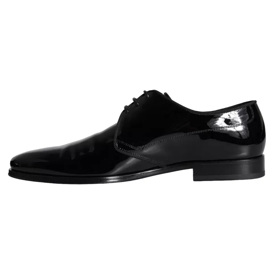 Calfskin Leather Derby Men Dress Men's Shoes - Dolce & Gabbana - Modalova