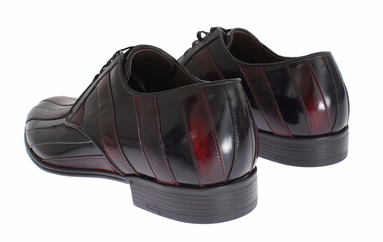 Bordeaux Leather Dress Formal Men's Shoes - Dolce & Gabbana - Modalova