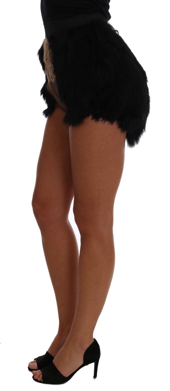 Mink Nutria Fur Mini Hot Women's Pants - Dolce & Gabbana - Modalova