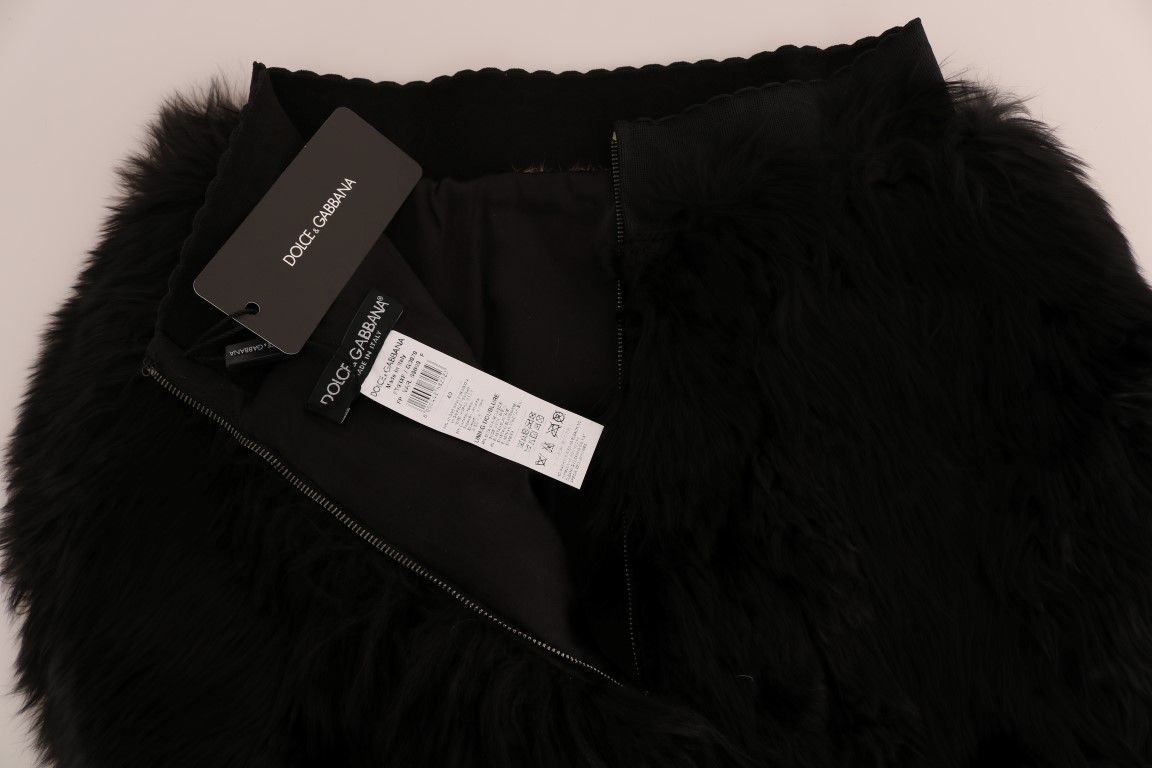 Mink Nutria Fur Mini Hot Women's Pants - Dolce & Gabbana - Modalova