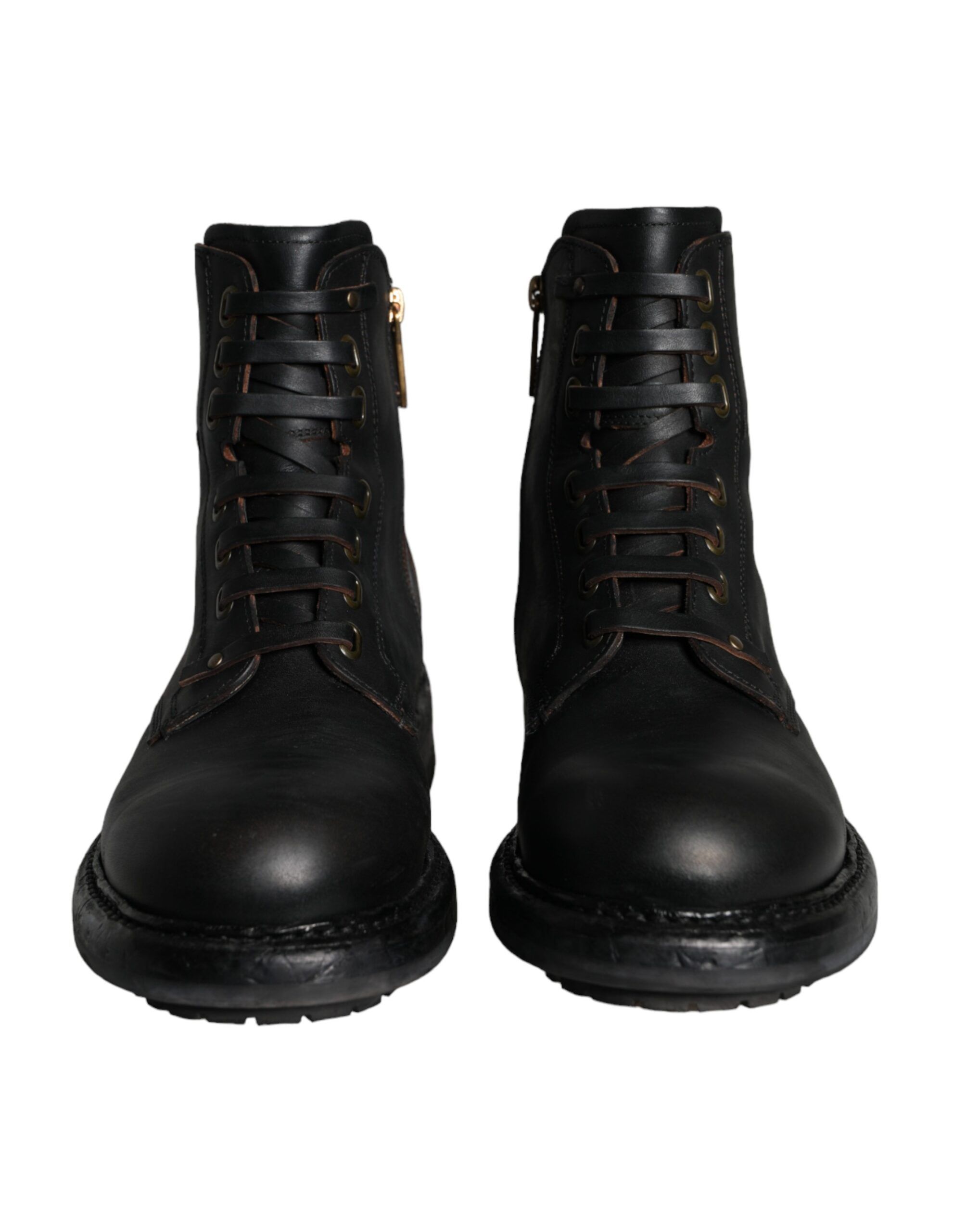 Lace Up Mid Calf Boots Men Men's Shoes - Dolce & Gabbana - Modalova