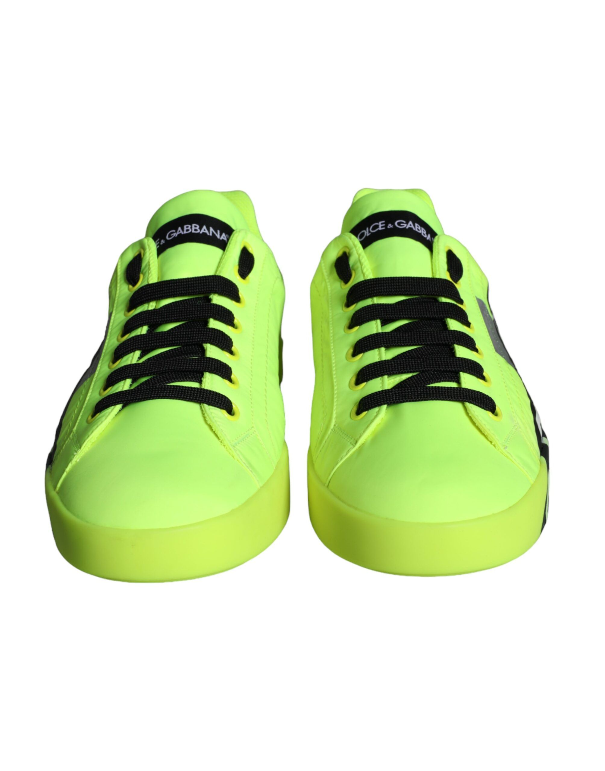 Neon Logo Tape Low Top Sneakers Men's Shoes (Pre-Owned) - Dolce & Gabbana - Modalova