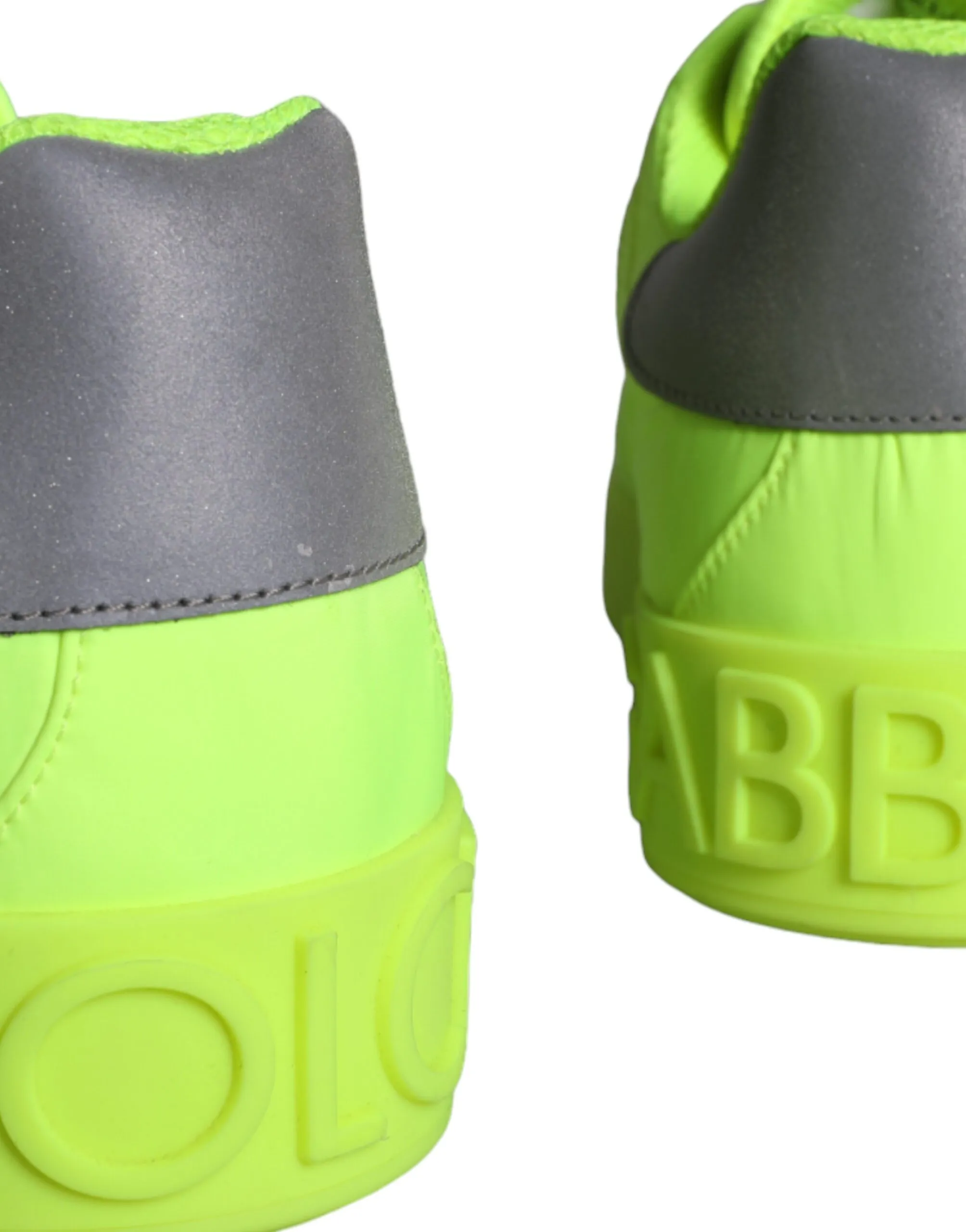 Neon Logo Tape Low Top Sneakers Men's Shoes (Pre-Owned) - Dolce & Gabbana - Modalova