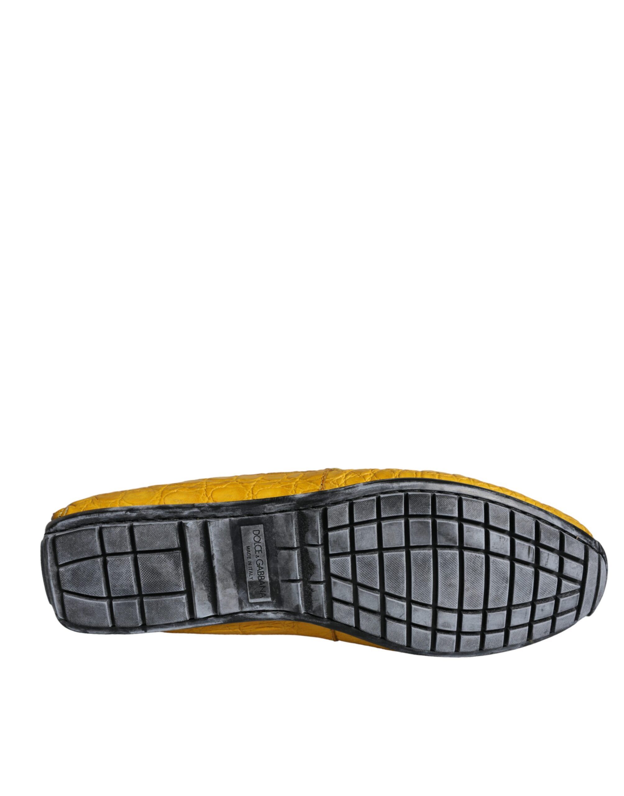 Leather Slip Mocassin Loafers Men's Shoes - Dolce & Gabbana - Modalova