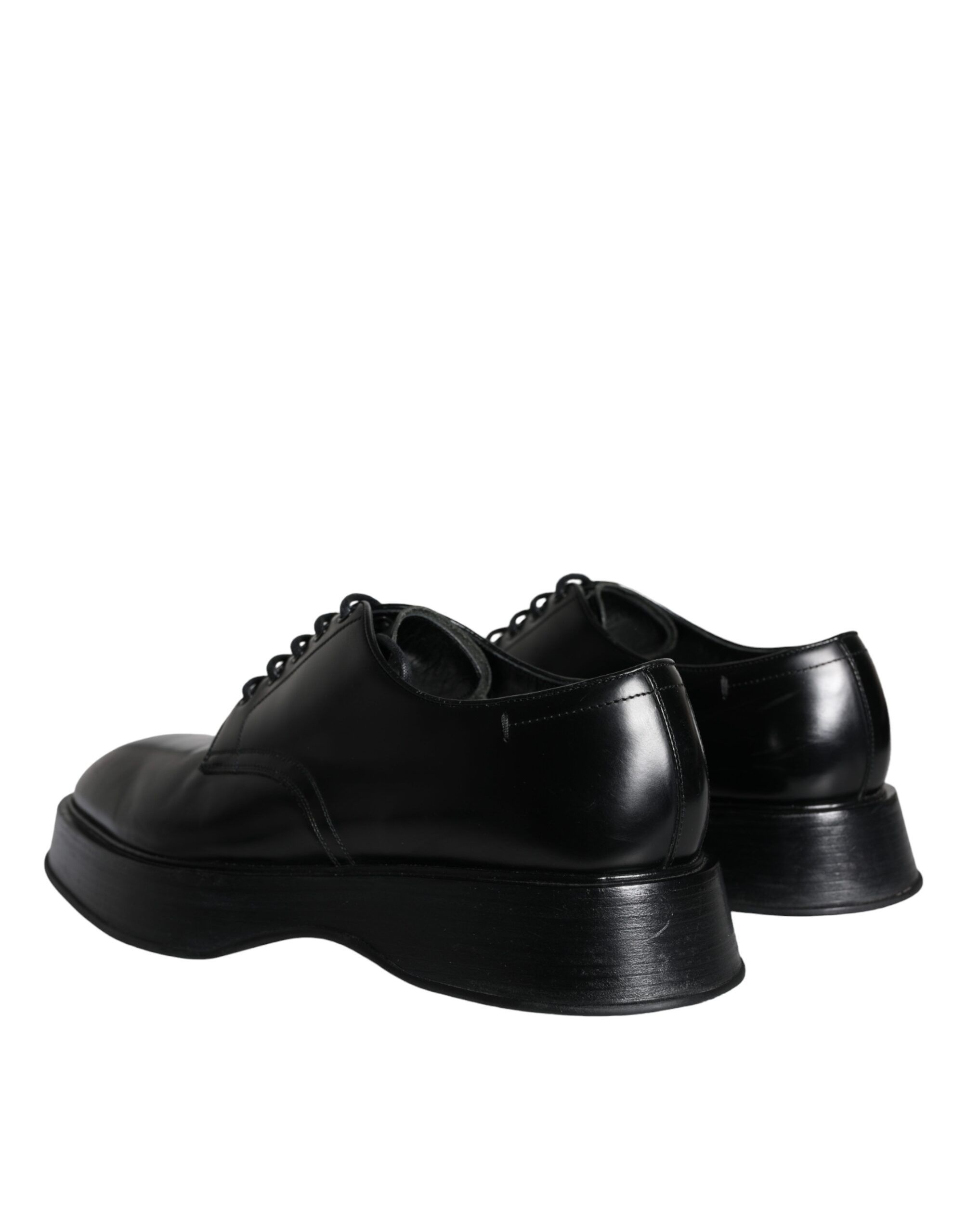 Calf Leather Derby Formal Dress Men's Shoes (Pre-Owned) - Dolce & Gabbana - Modalova
