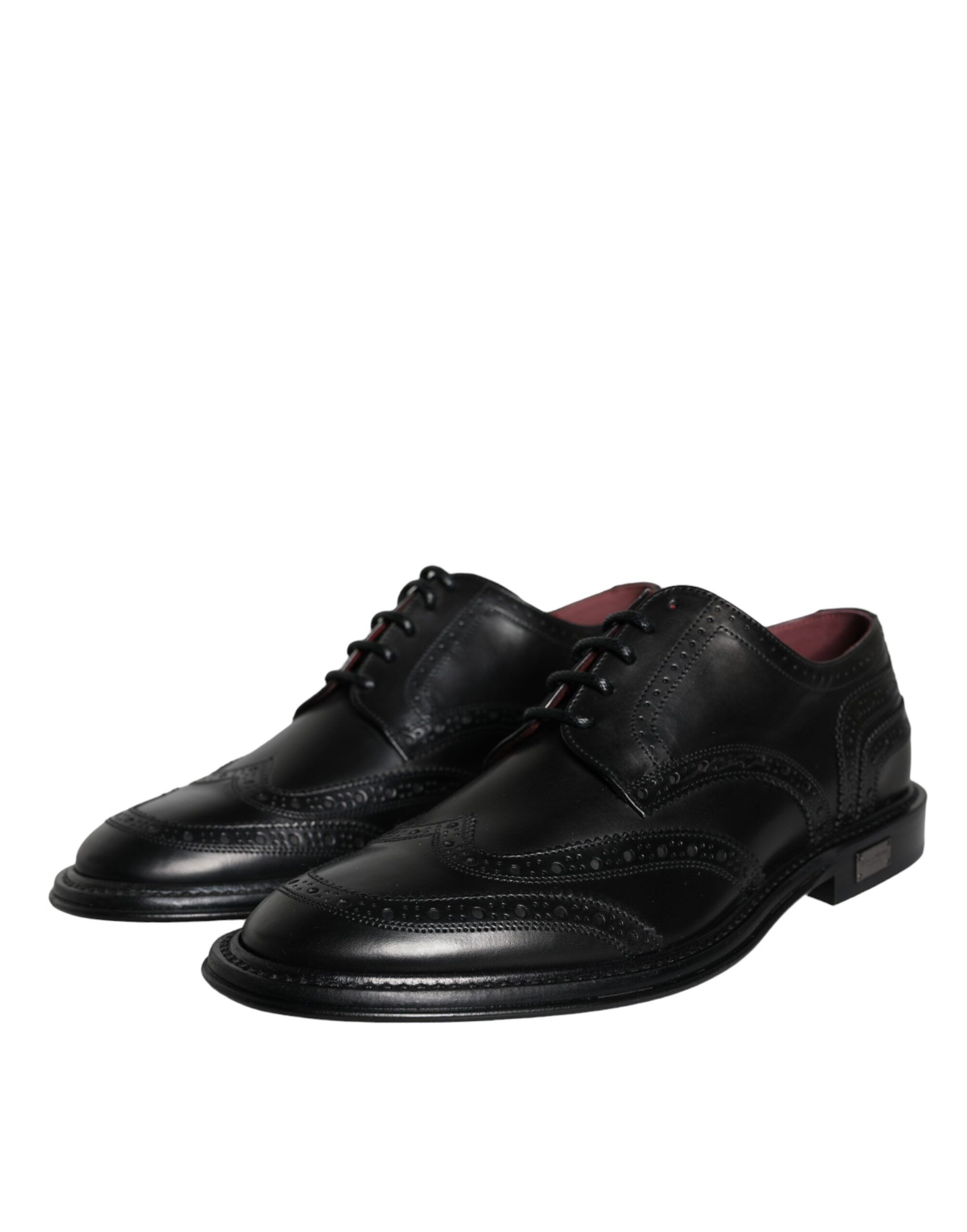 Leather Oxford Wingtip Formal Men Men's Shoes (Pre-Owned) - Dolce & Gabbana - Modalova