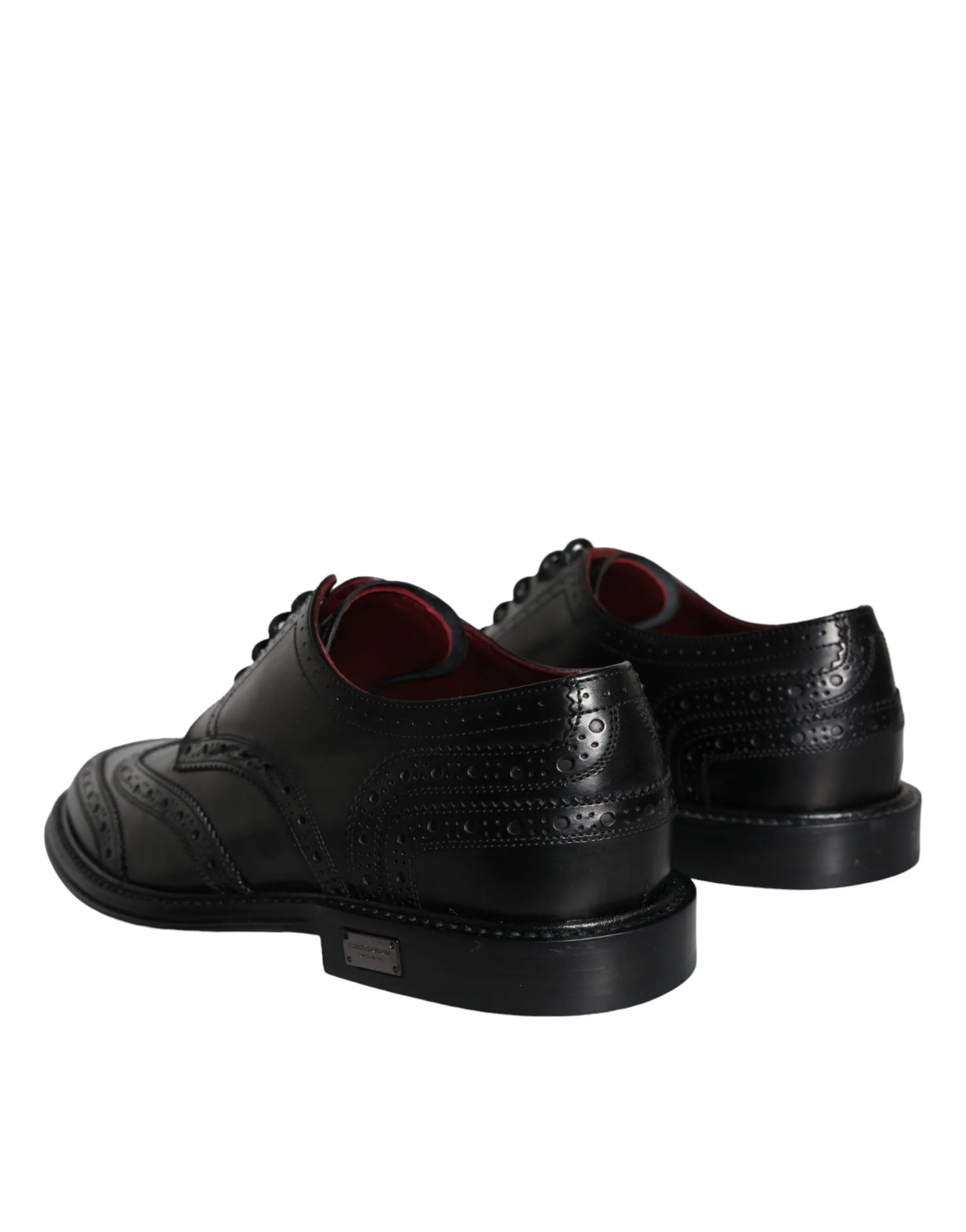 Leather Oxford Wingtip Formal Men Men's Shoes (Pre-Owned) - Dolce & Gabbana - Modalova